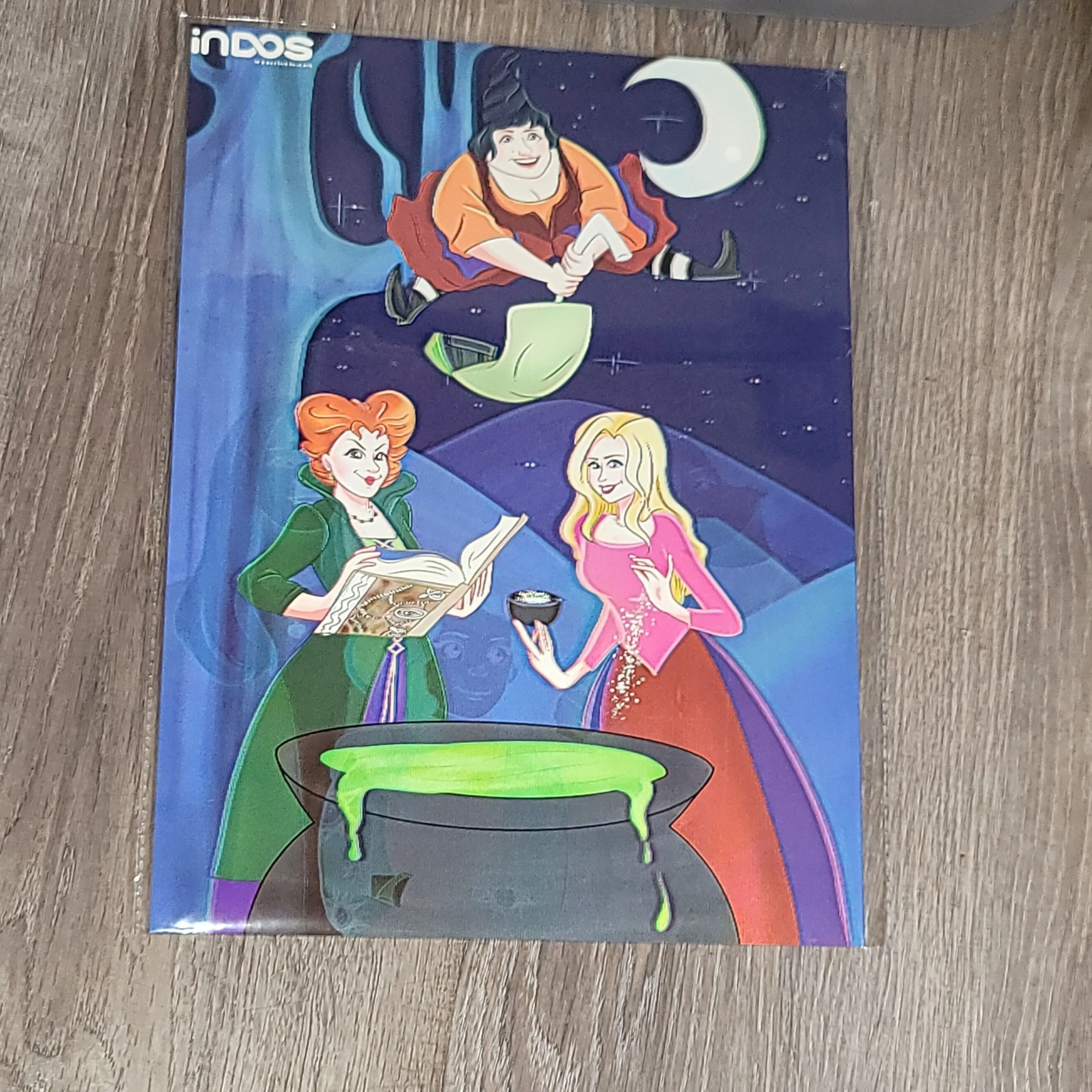 Product image for Hocus Pocus Image Changing 3D Holographic Lenticular Poster 
Hocus Pocus
Max, Dani, Allison, & Binx