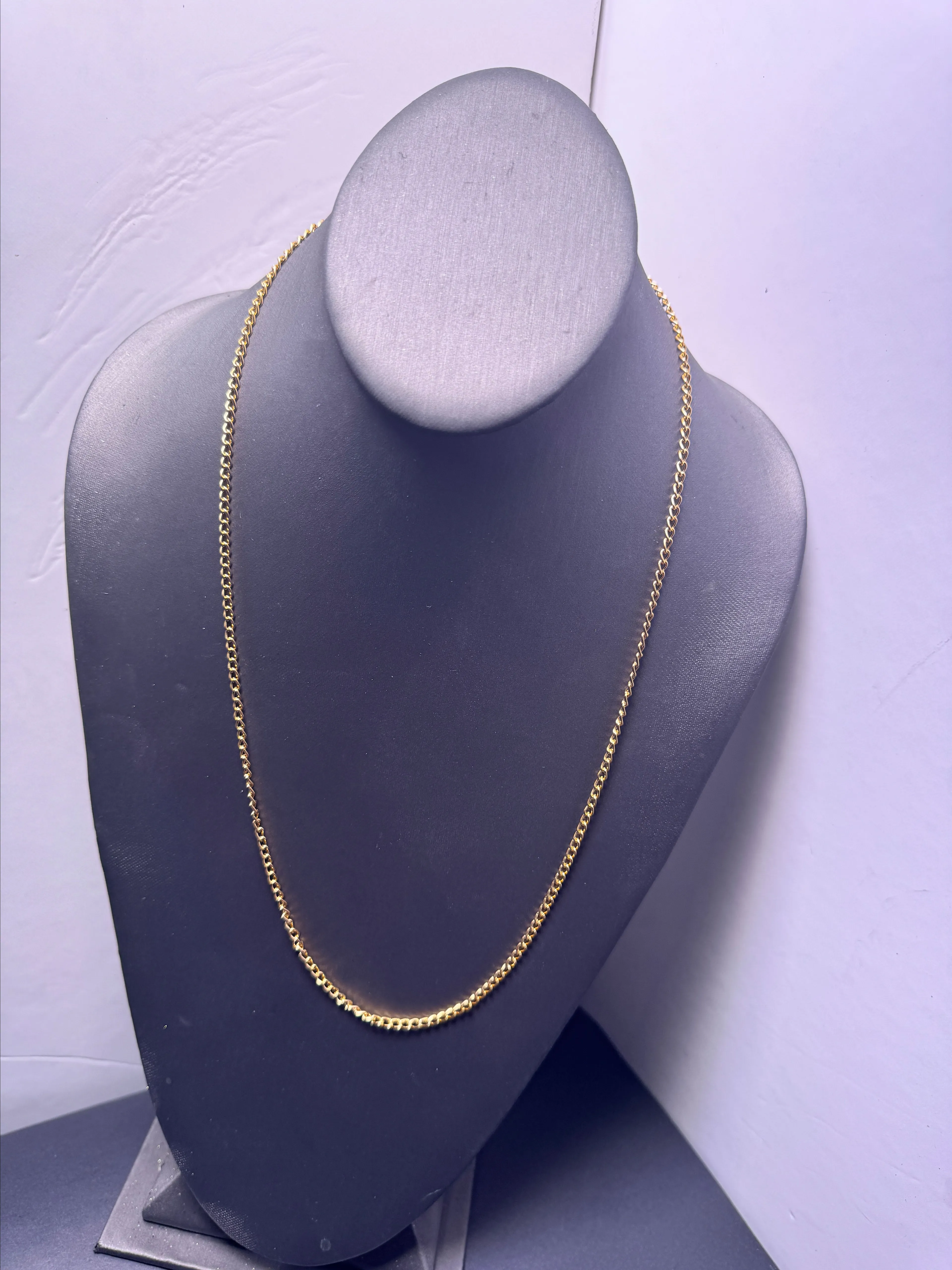Product image for Gold tone necklace signed Hong Kong