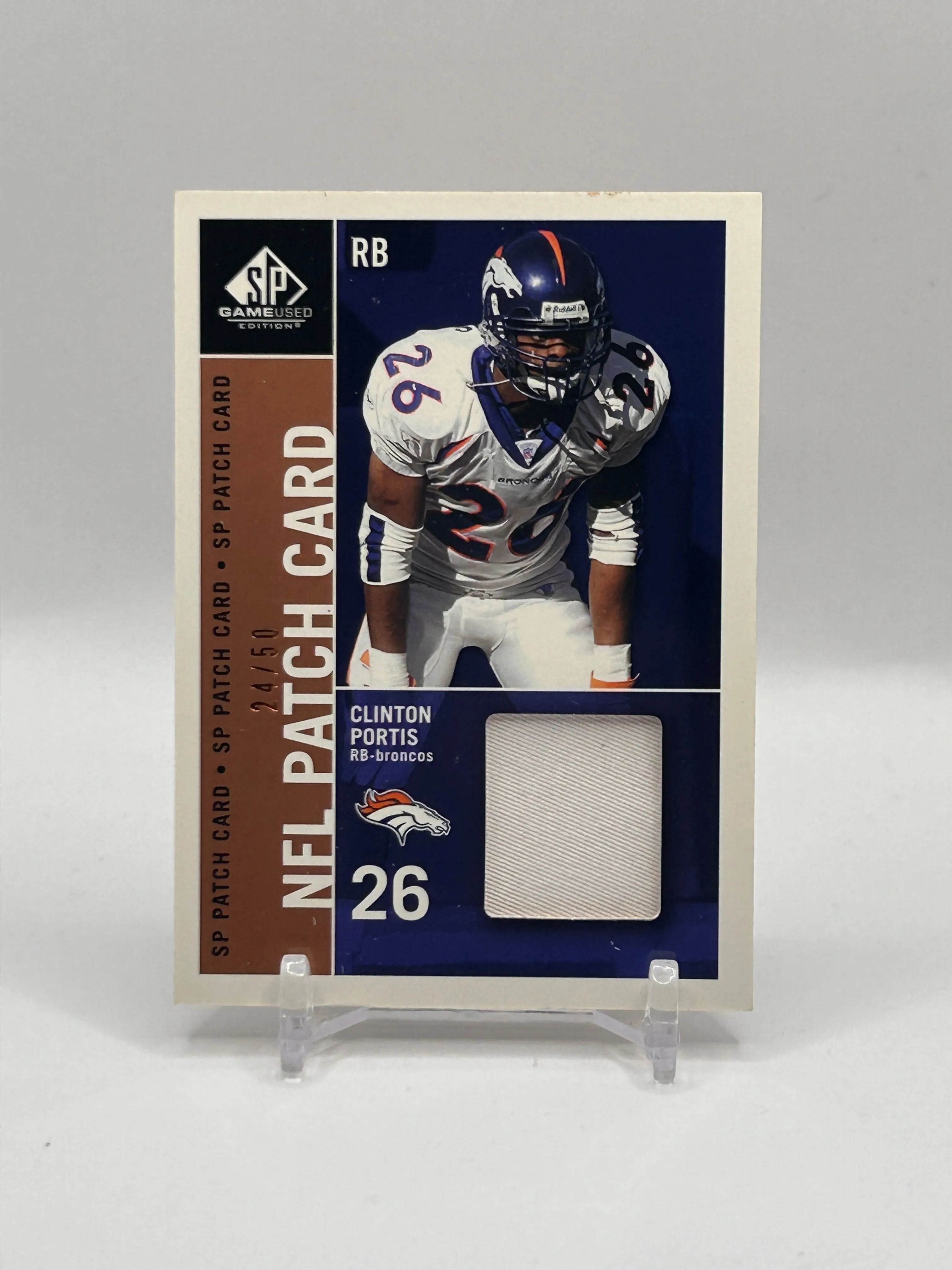 Product image for 2003 Upper Deck Football • Clinton Portis SP Game Used Edition /50 [Game-Used]