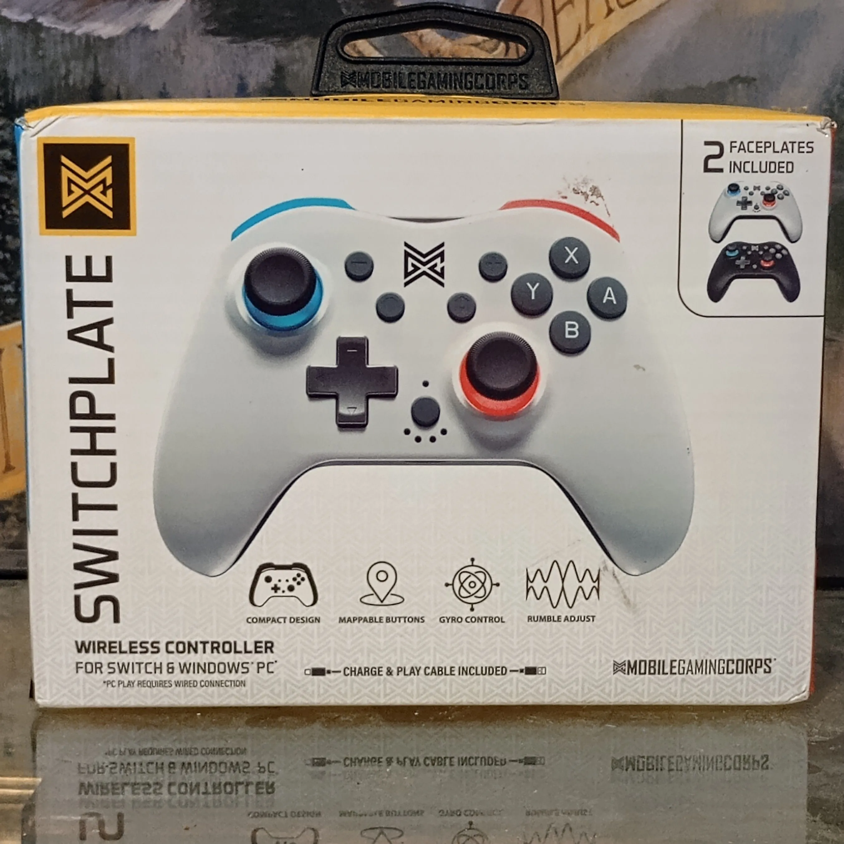 Product image for Switchplate Wireless Gaming Controller for Nintendo Switch or Windows PC