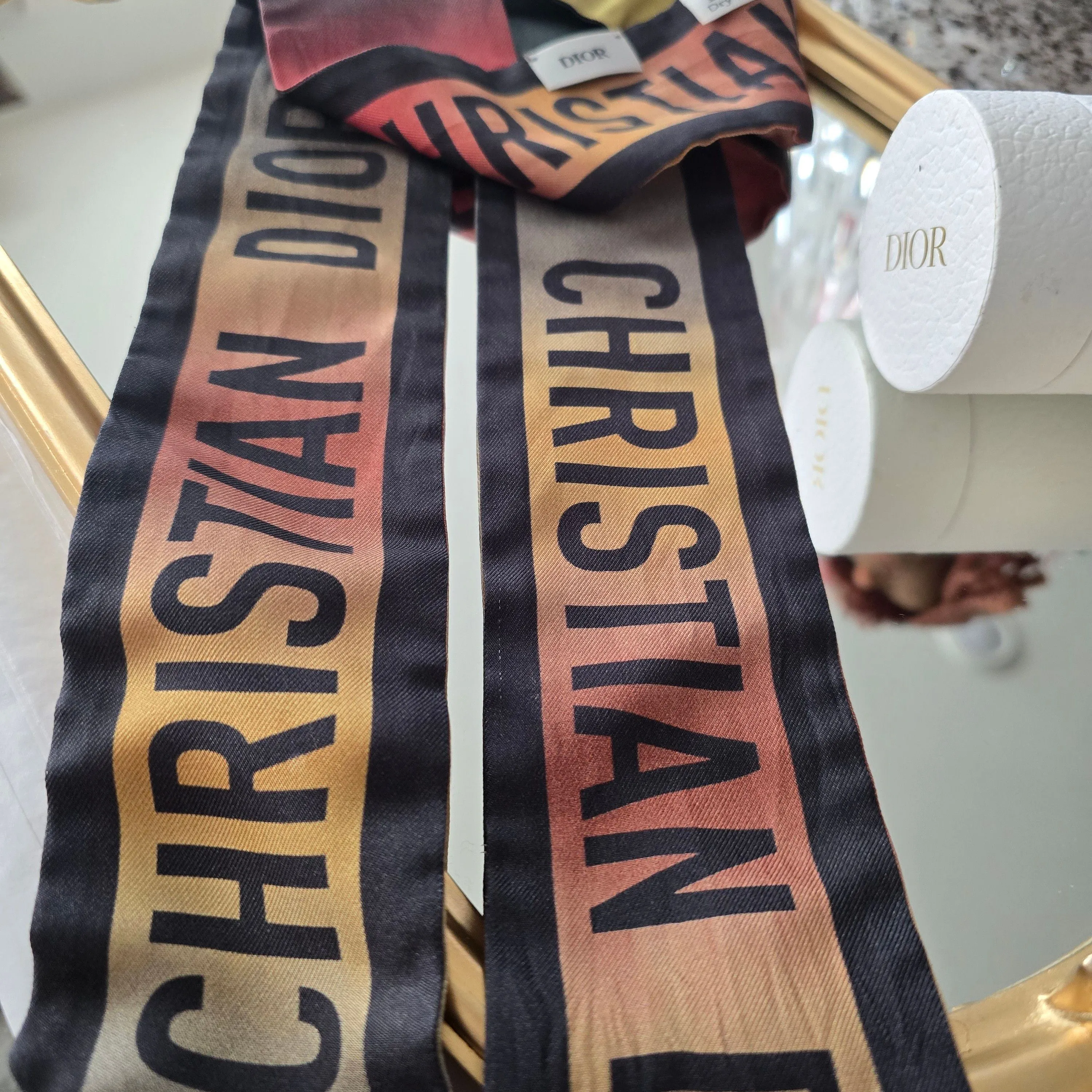 Product image for Christian Dior Silk Twilly