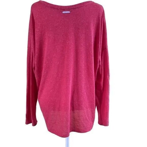 Product image for Women's Victoria's Secret Red Long Sleeve Shirt XL