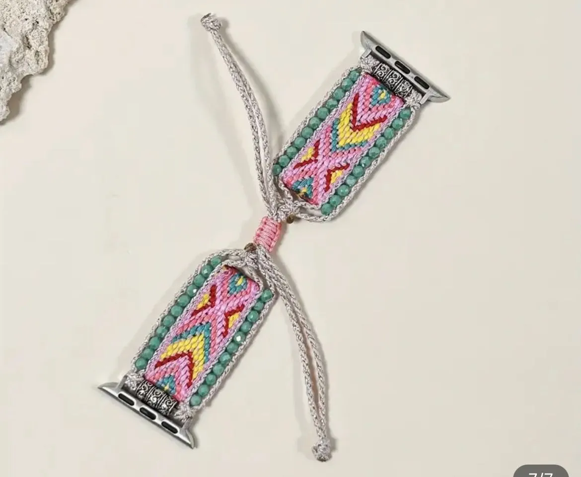Product image for Large Pink Apple Watch Band - OS