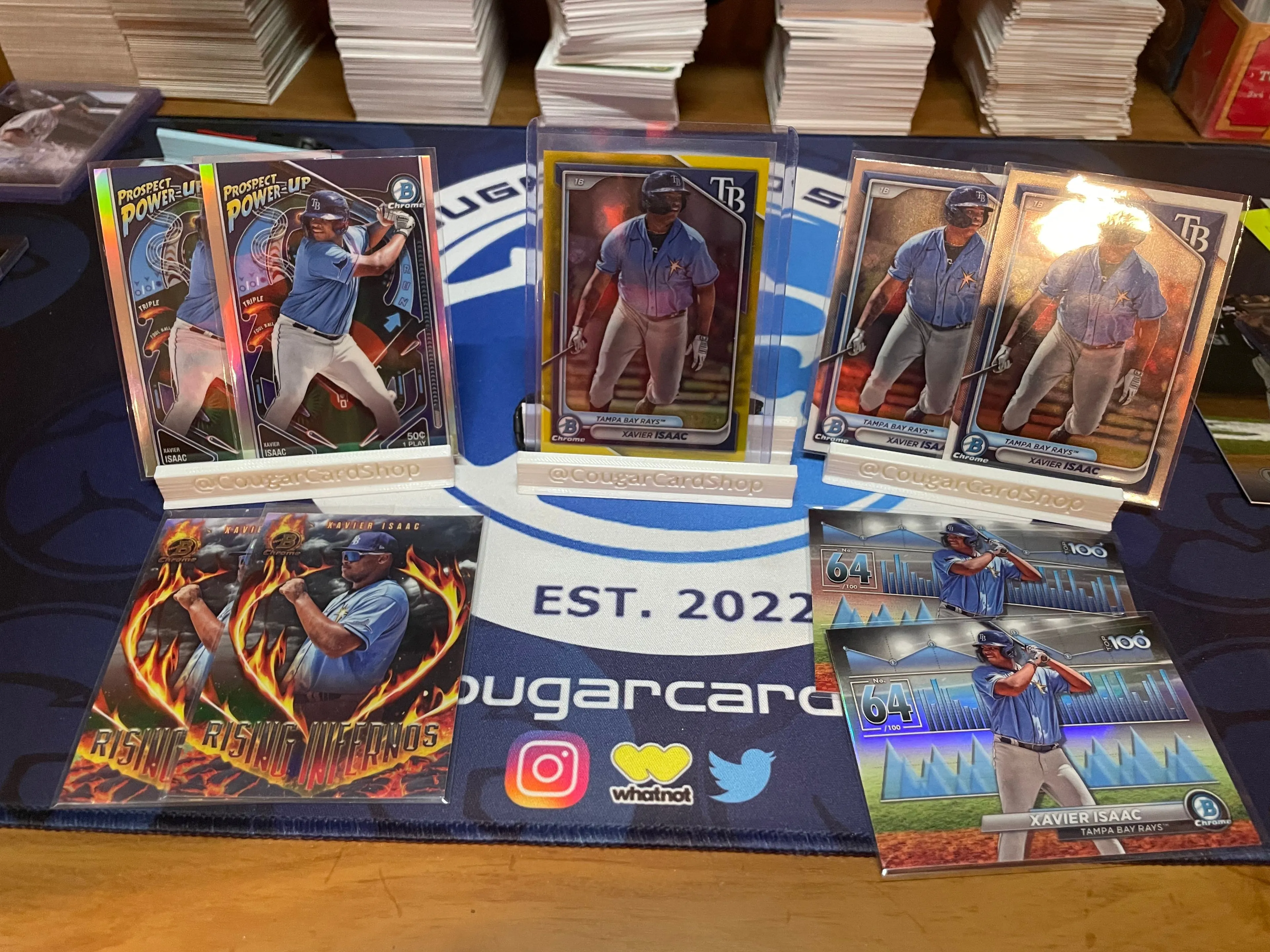 Product image for Xavier Isaac 9 Card Lot
