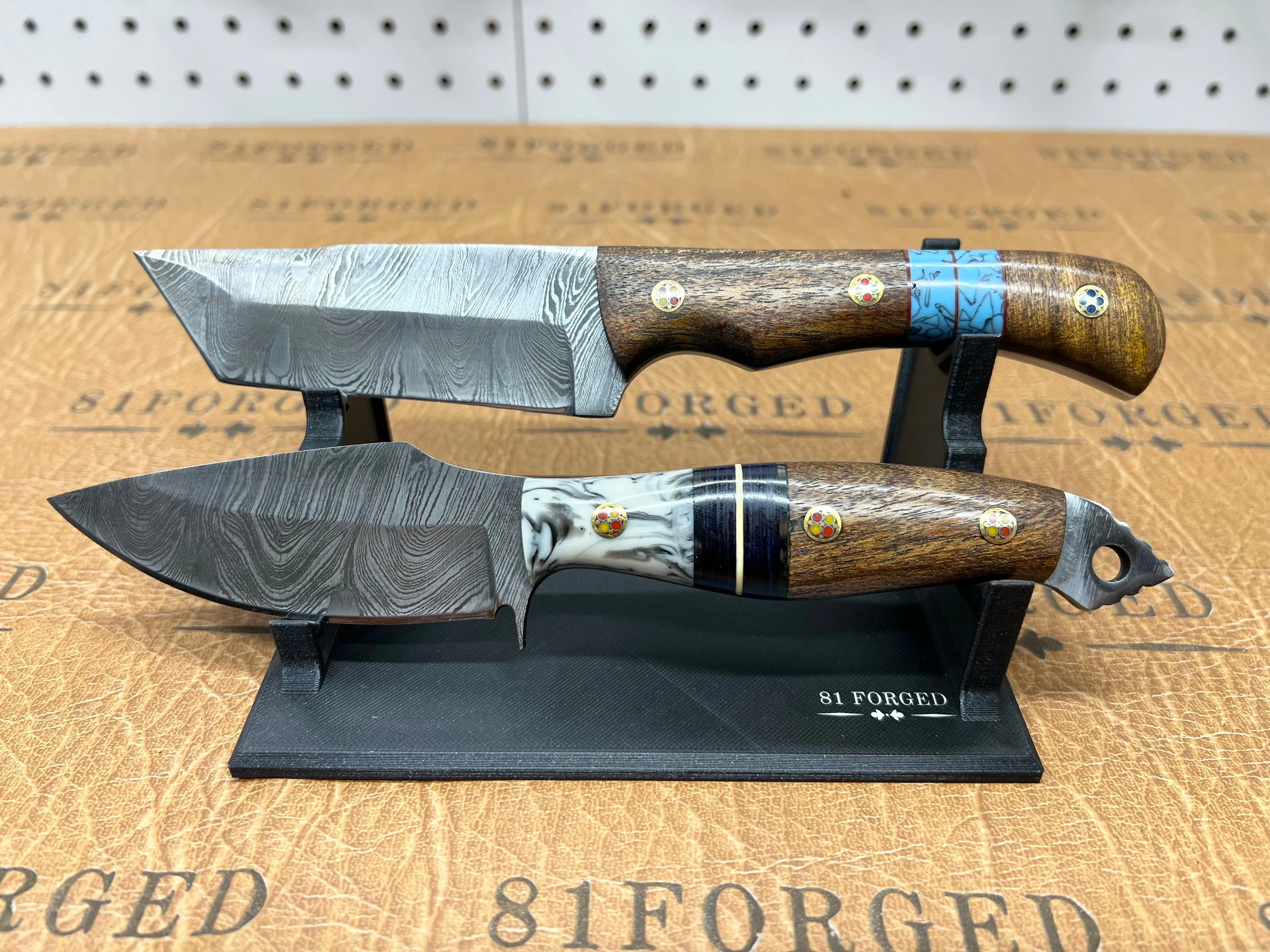 Product image for Double Knife Stand 3d Printed