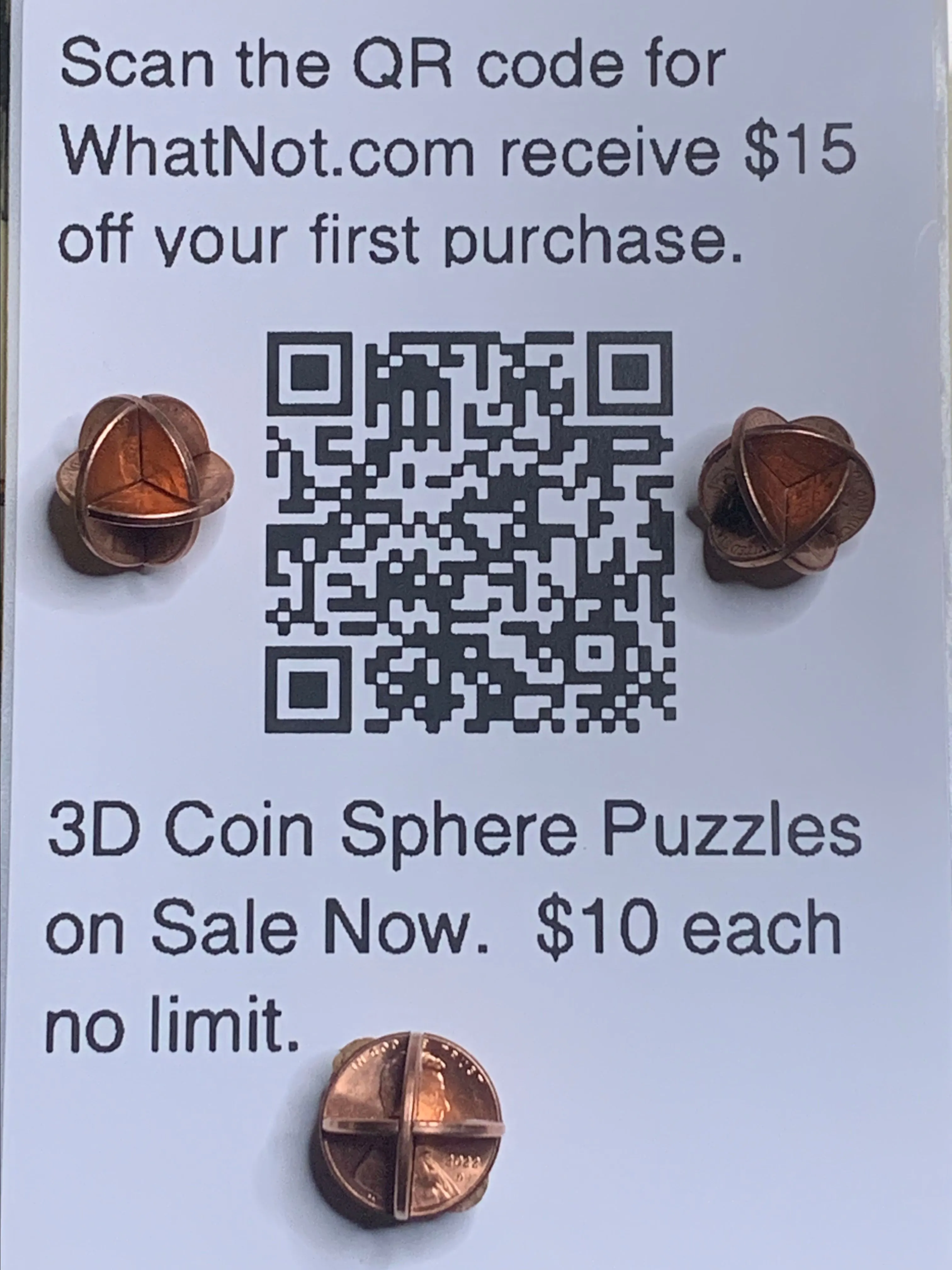 Product image for 3D Coin Sphere Puzzle