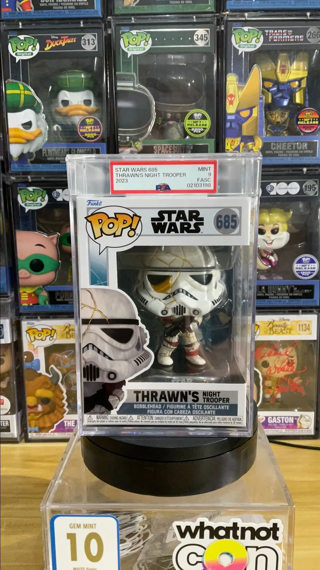 Product image for PSA Grade 9 - Thrawn's Night Trooper 685