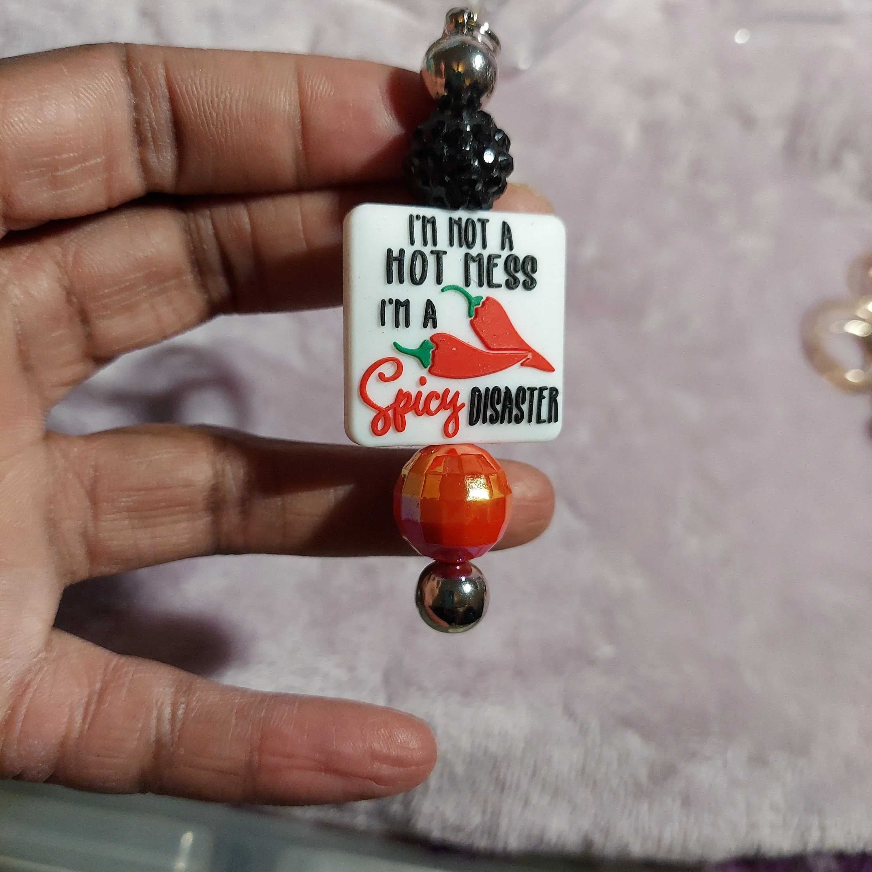 Product image for Beadable keychain