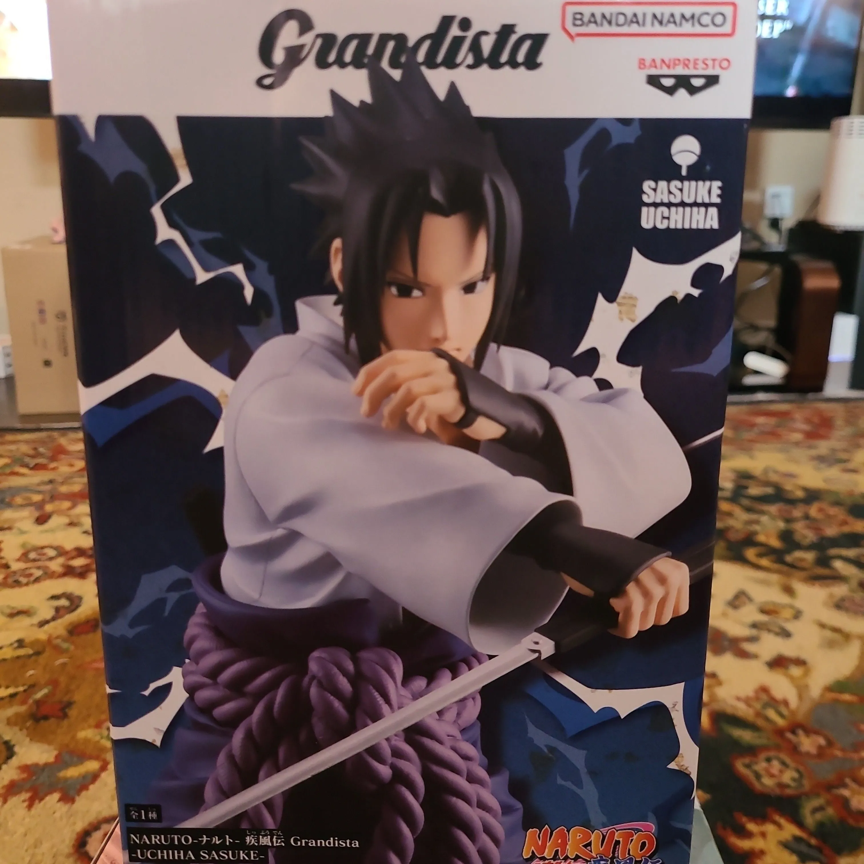 Product image for Naruto Shippuden Grandista Uchiha Sasuke Anime Figure