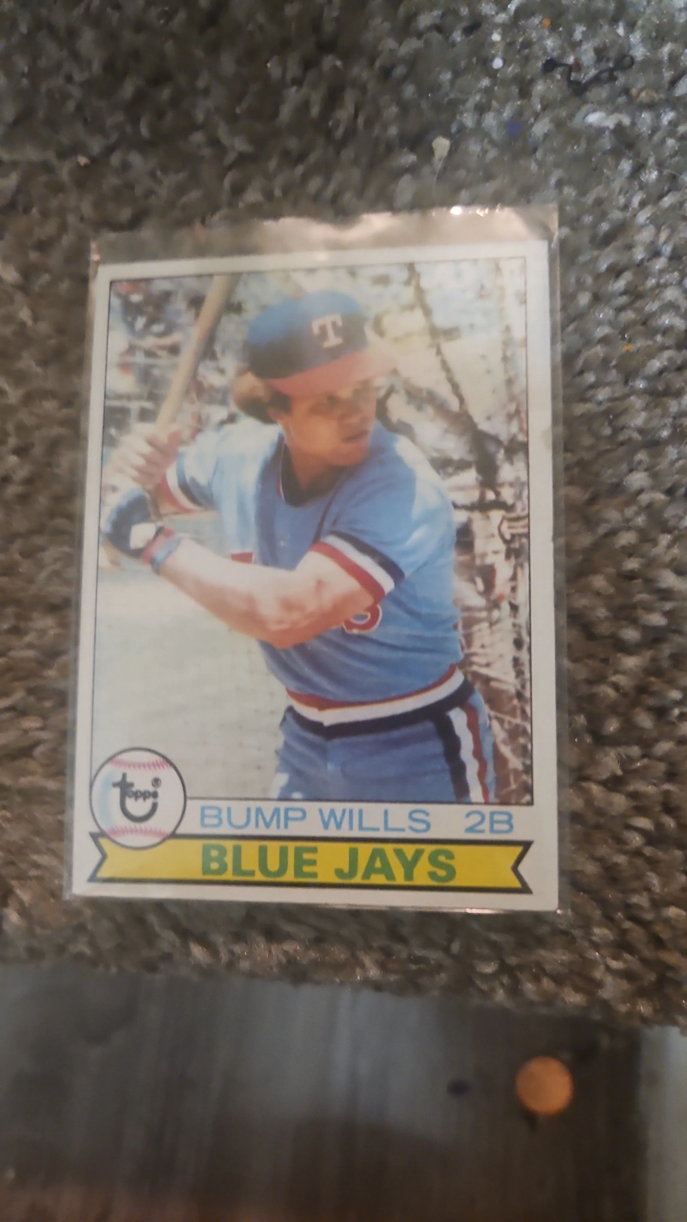 Product image for Bump Willis 1979 topps Blue Jays error
