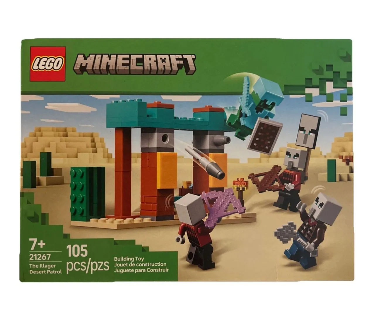Product image for LEGO Minecraft: The Illager Desert Patrol Set 21267 Sealed Mint