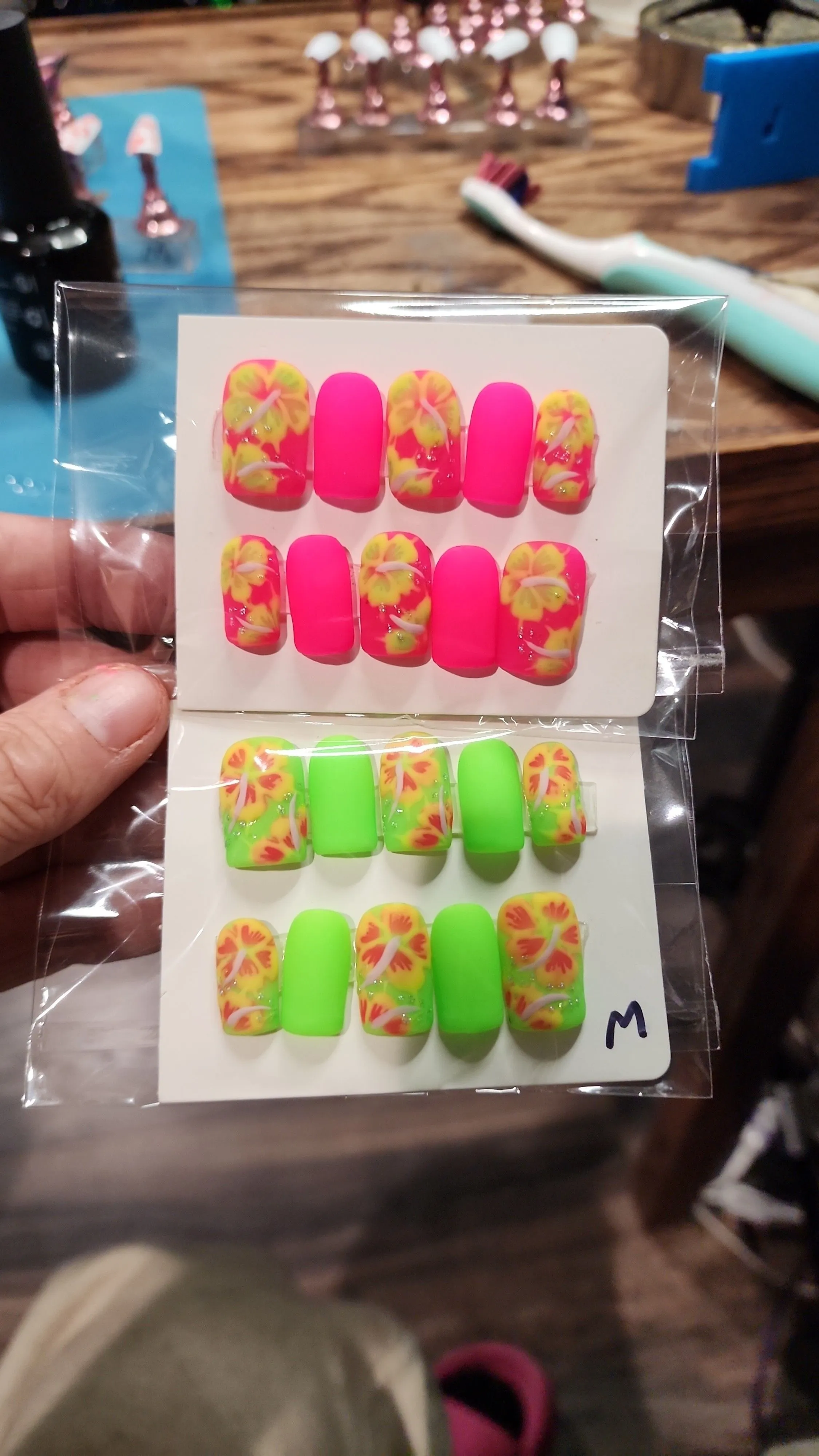 Product image for neon floral 