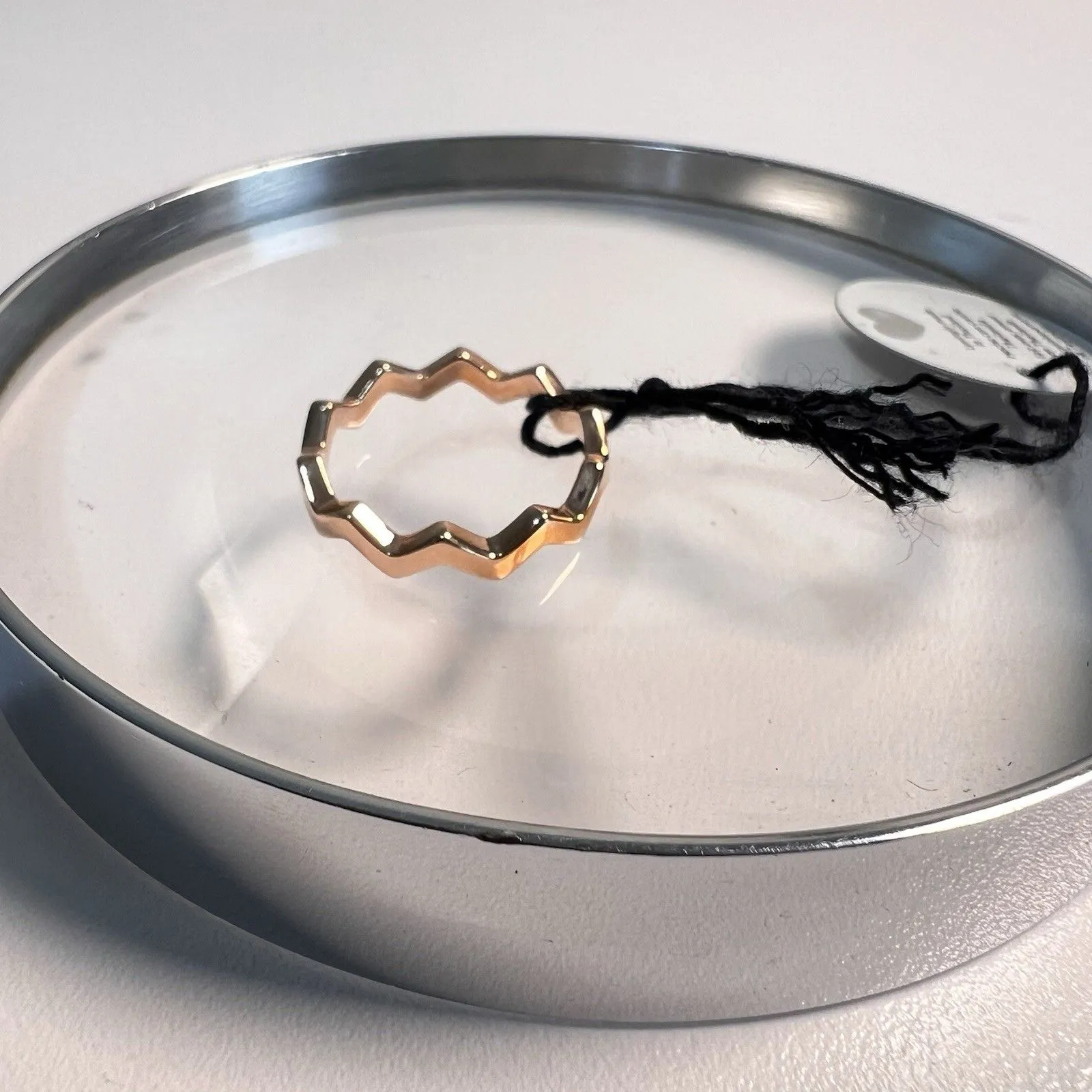 New Pandora Timeless ZIGZAG RING Sz Rose Gold · Whatnot: Shop