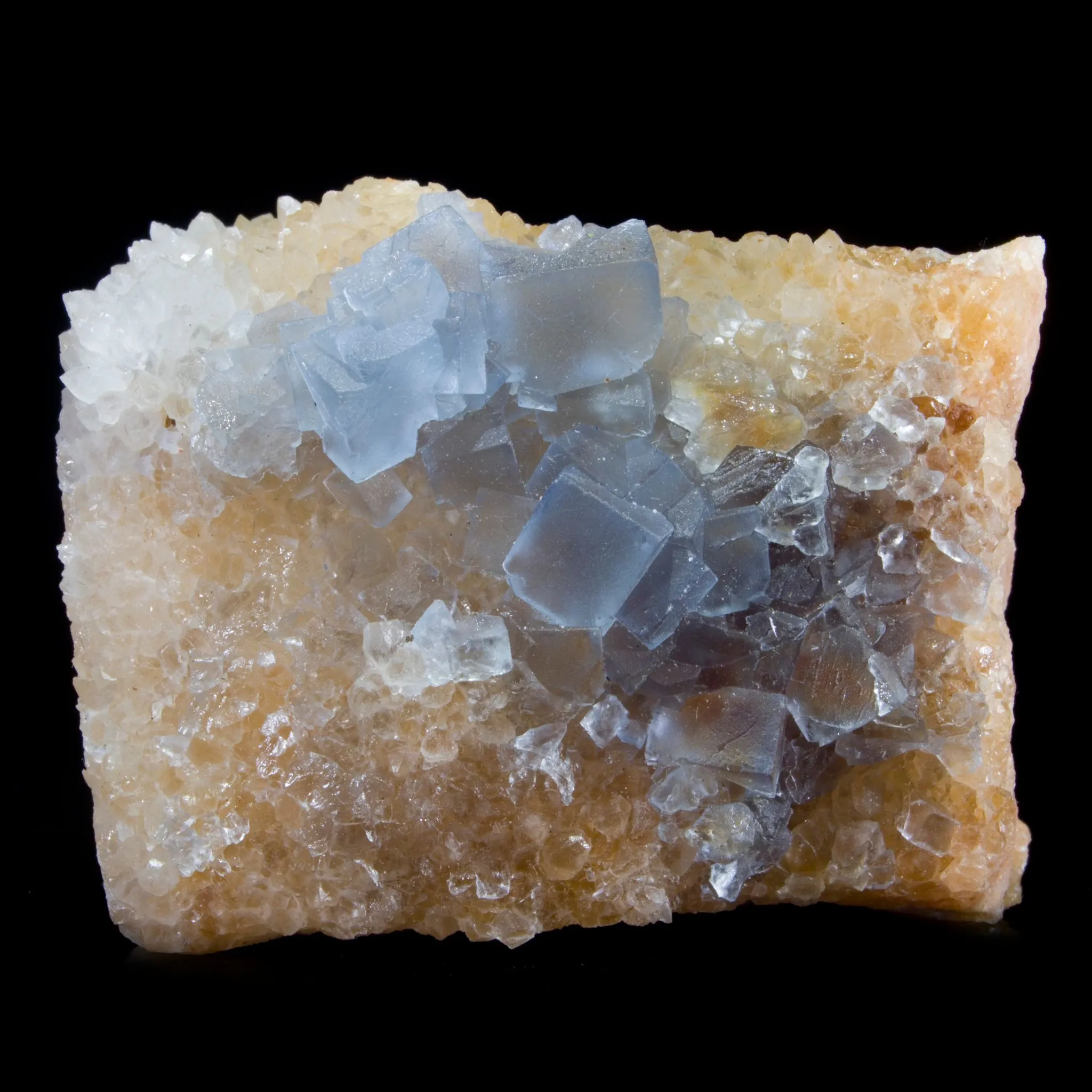 Product image for Blue Fluorite on Quartz - Blanchard Mine, New Mexico, USA