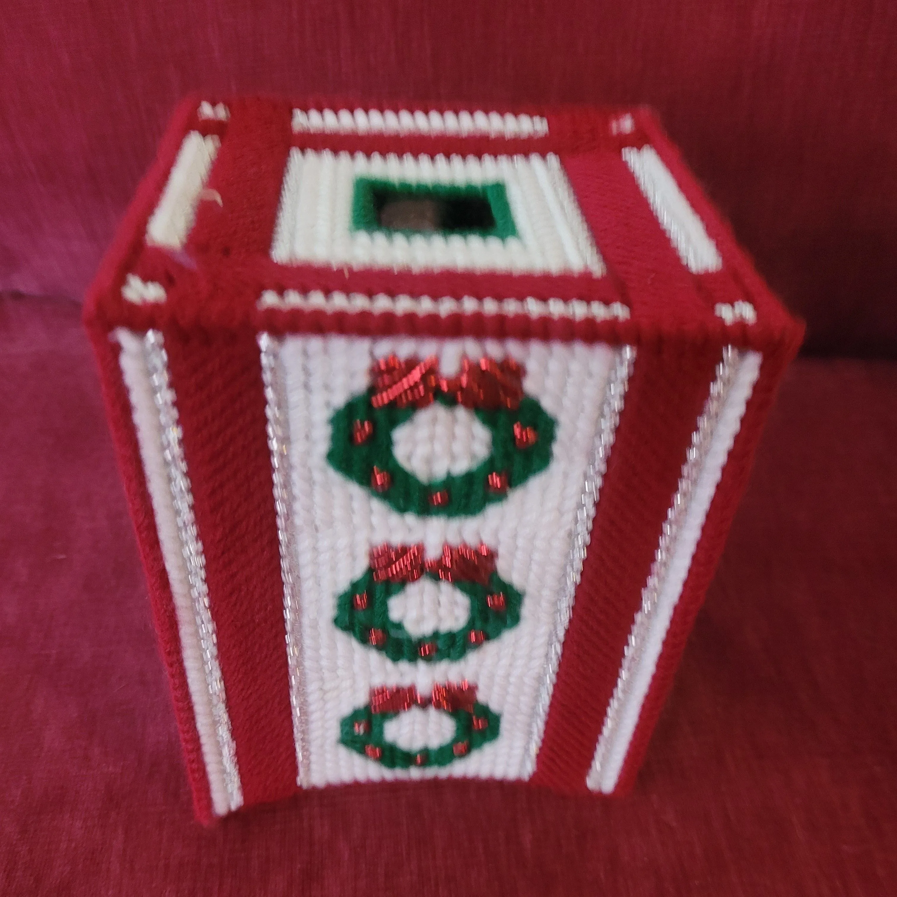 Product image for Holiday - Wreath Tissue Box Cover