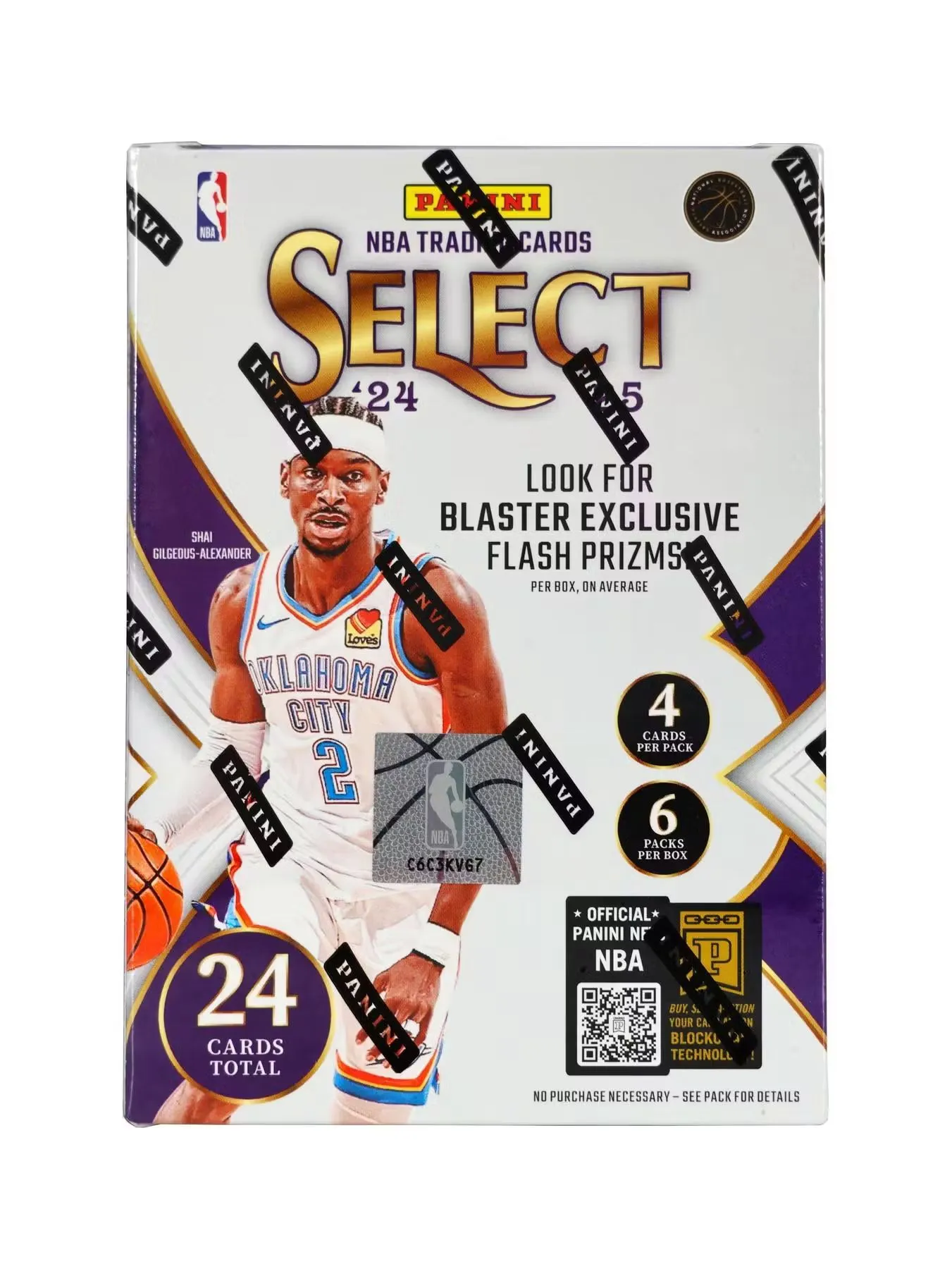 Product image for 2024-25 Select NBA Basketball Blaster - 1 Box