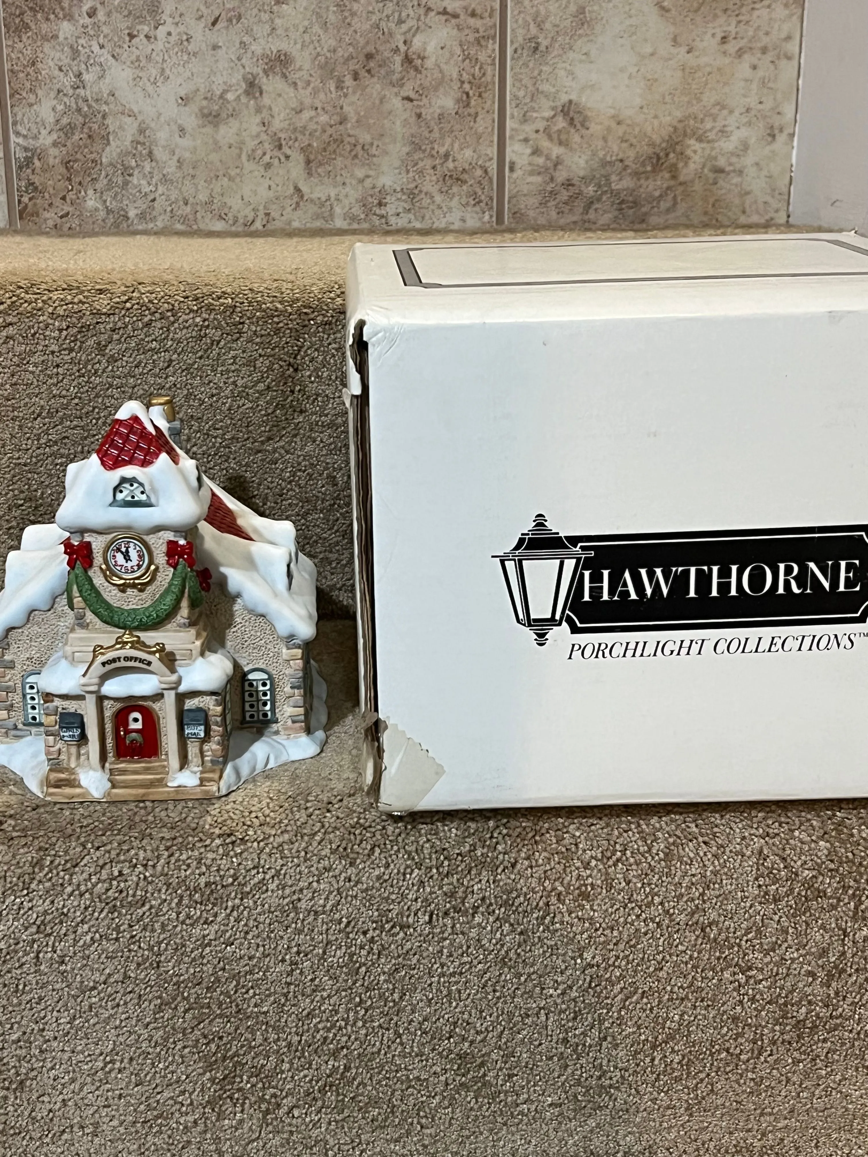 Product image for Hawthorne Porch Light North Pole Collection “Post Office " with Box