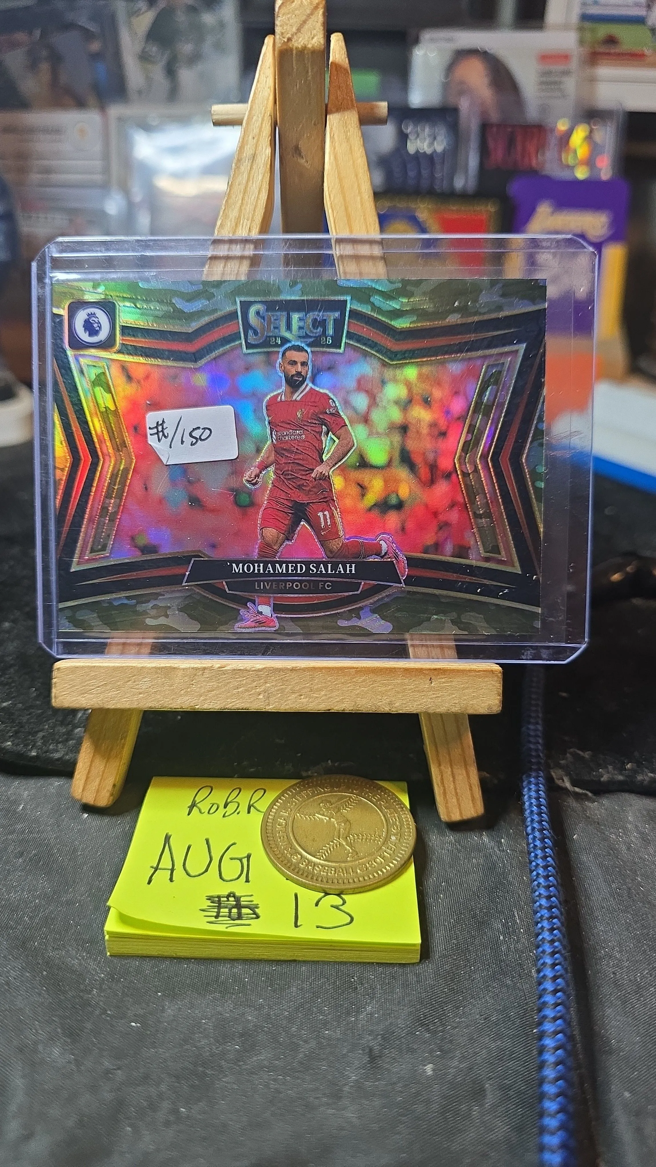 Product image for 2024-25 panini prizm select MOHAMED SALEH field level camo