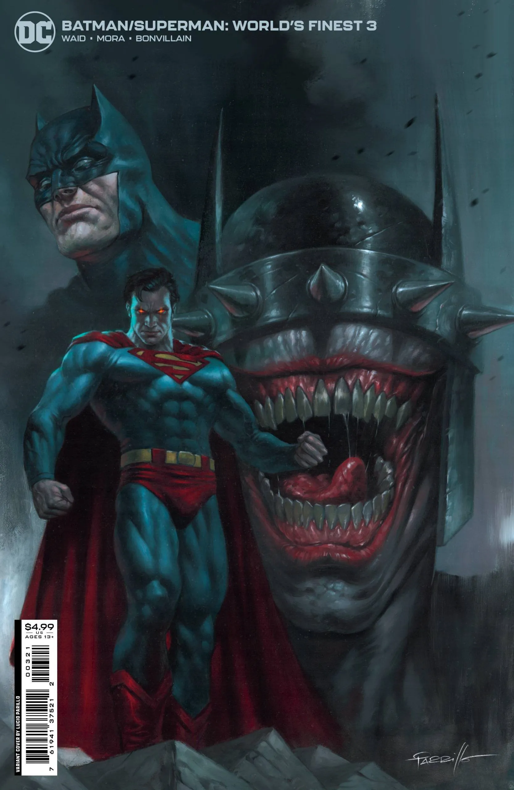 Product image for Batman Superman: Worlds Finest #3 Parrillo