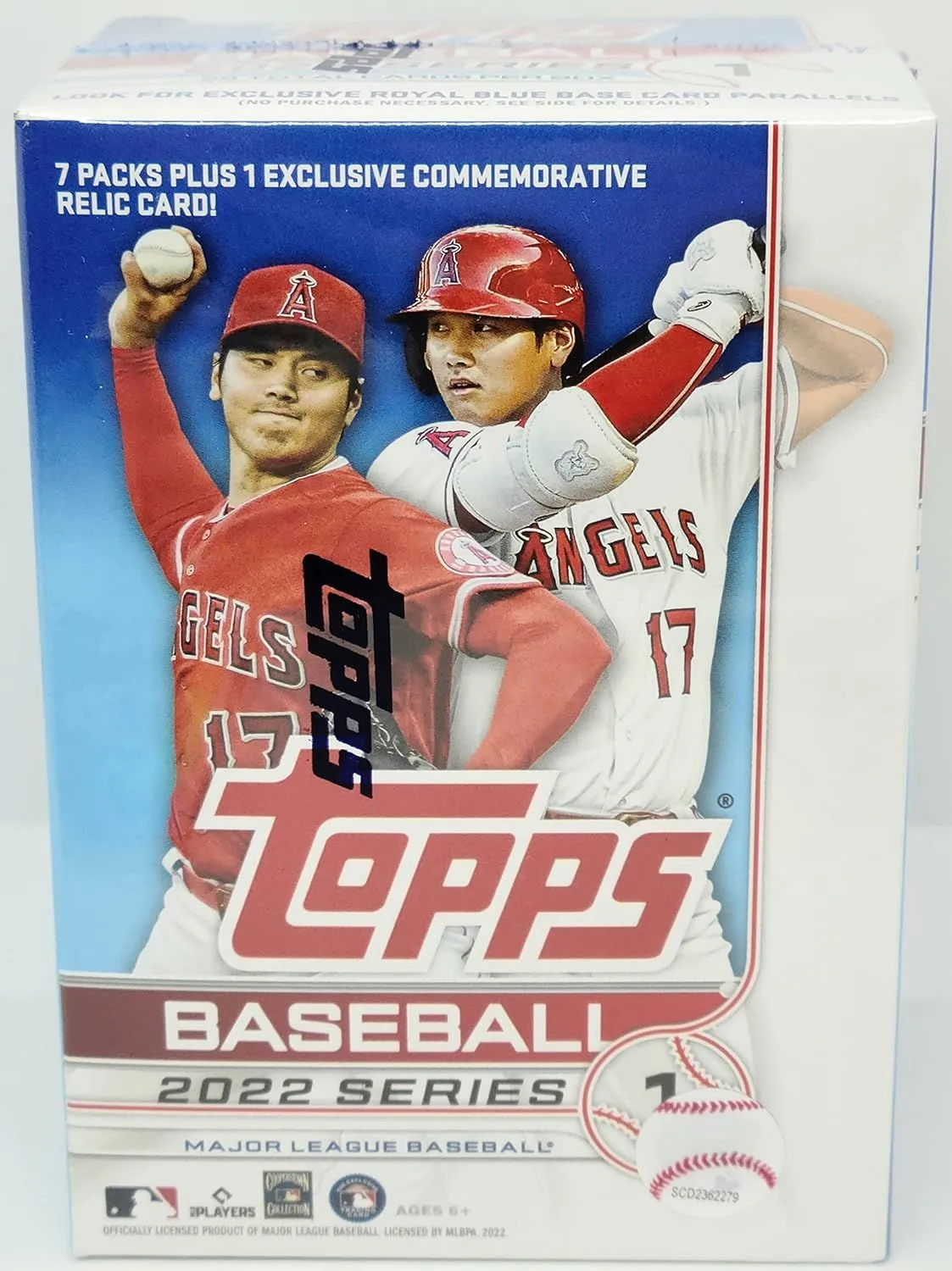 Product image for 2022 Topps Series 1 Baseball EXCLUSIVE Factory Sealed Blaster Box with RELIC