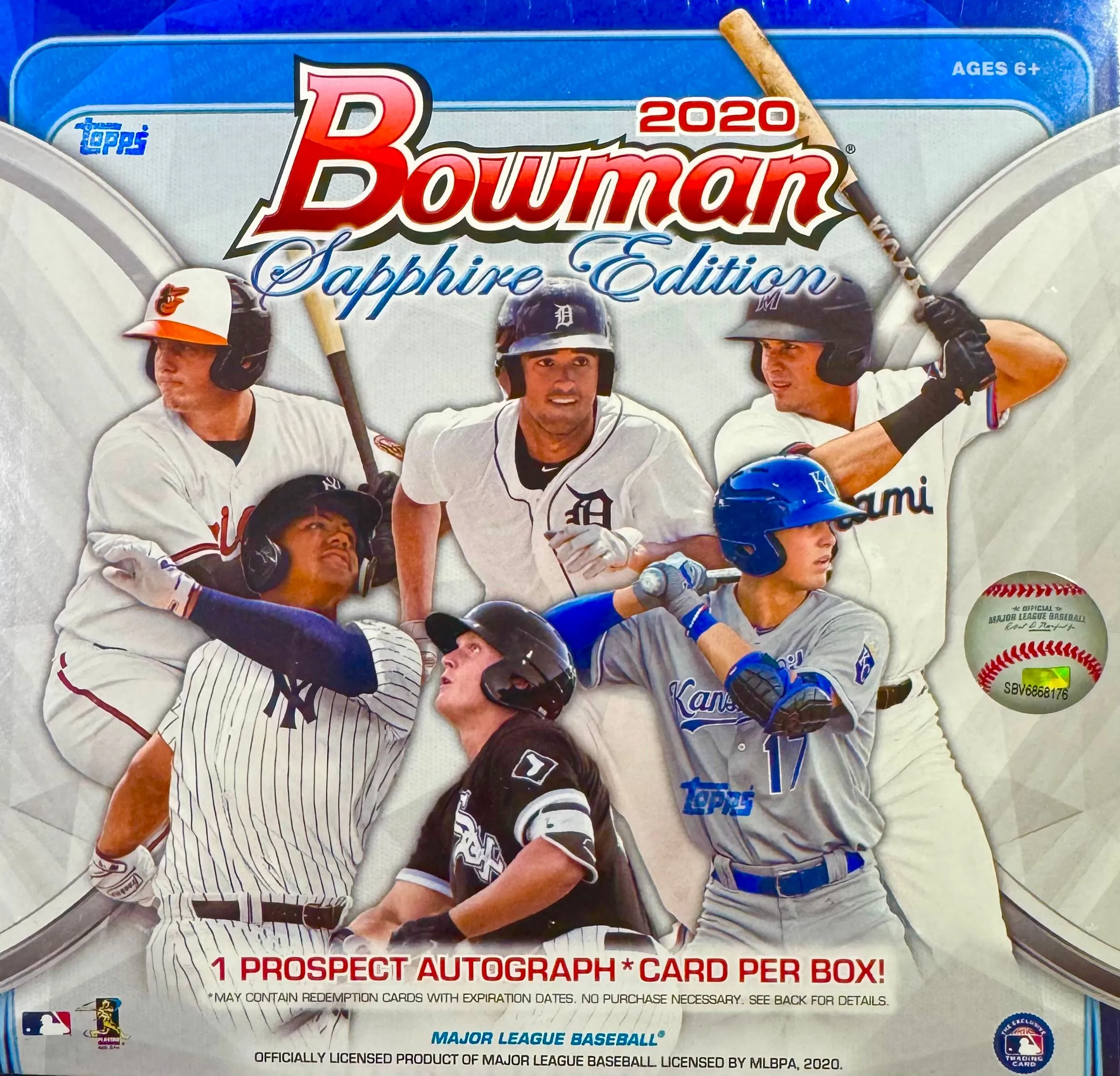 Product image for 2020 Bowman Sapphire Baseball Hobby