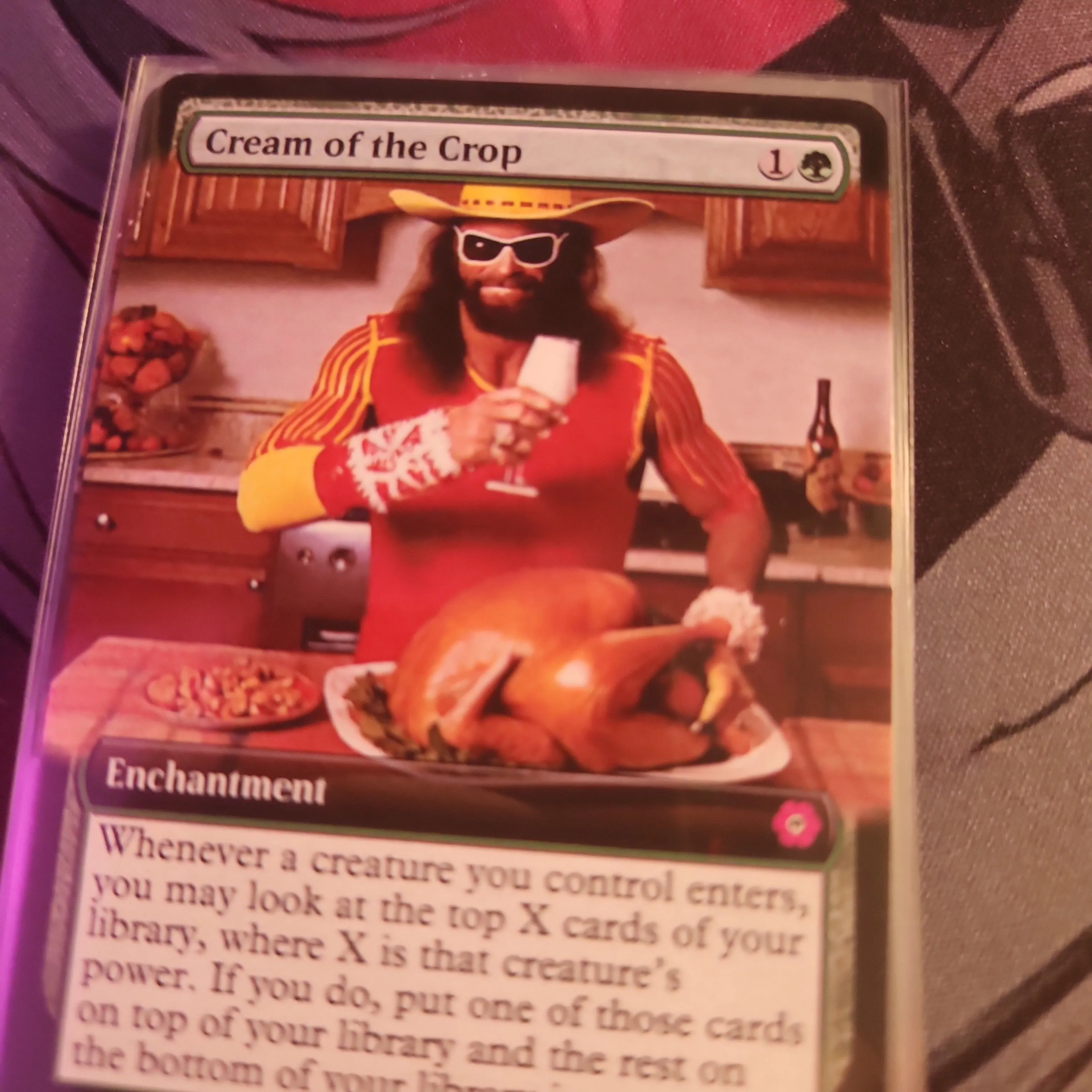 Product image for Magic / MTG - PROXY ART Cream of The Crop Macho Man