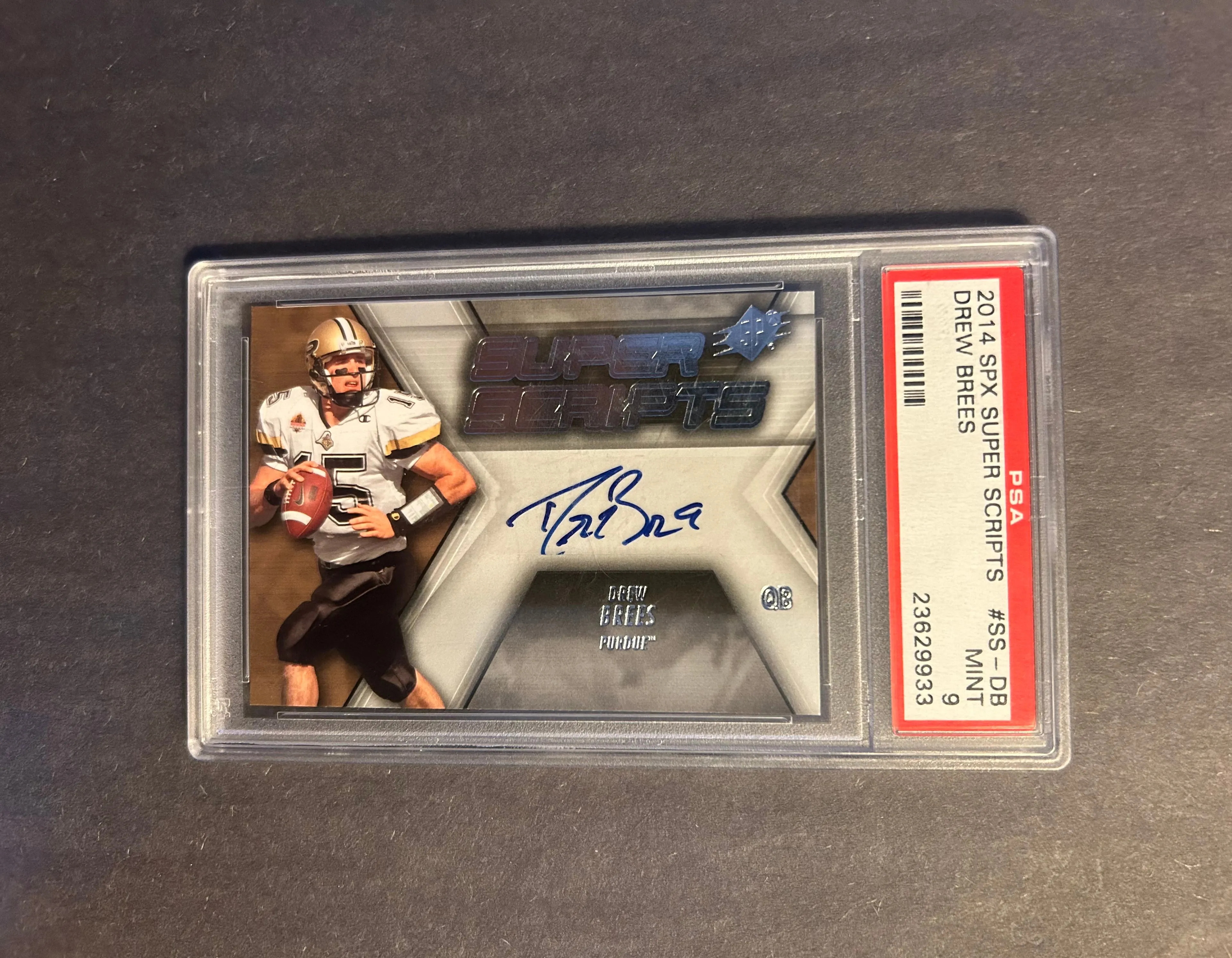 Product image for 2014 SPX Super Scripts D. Brees Mint 9