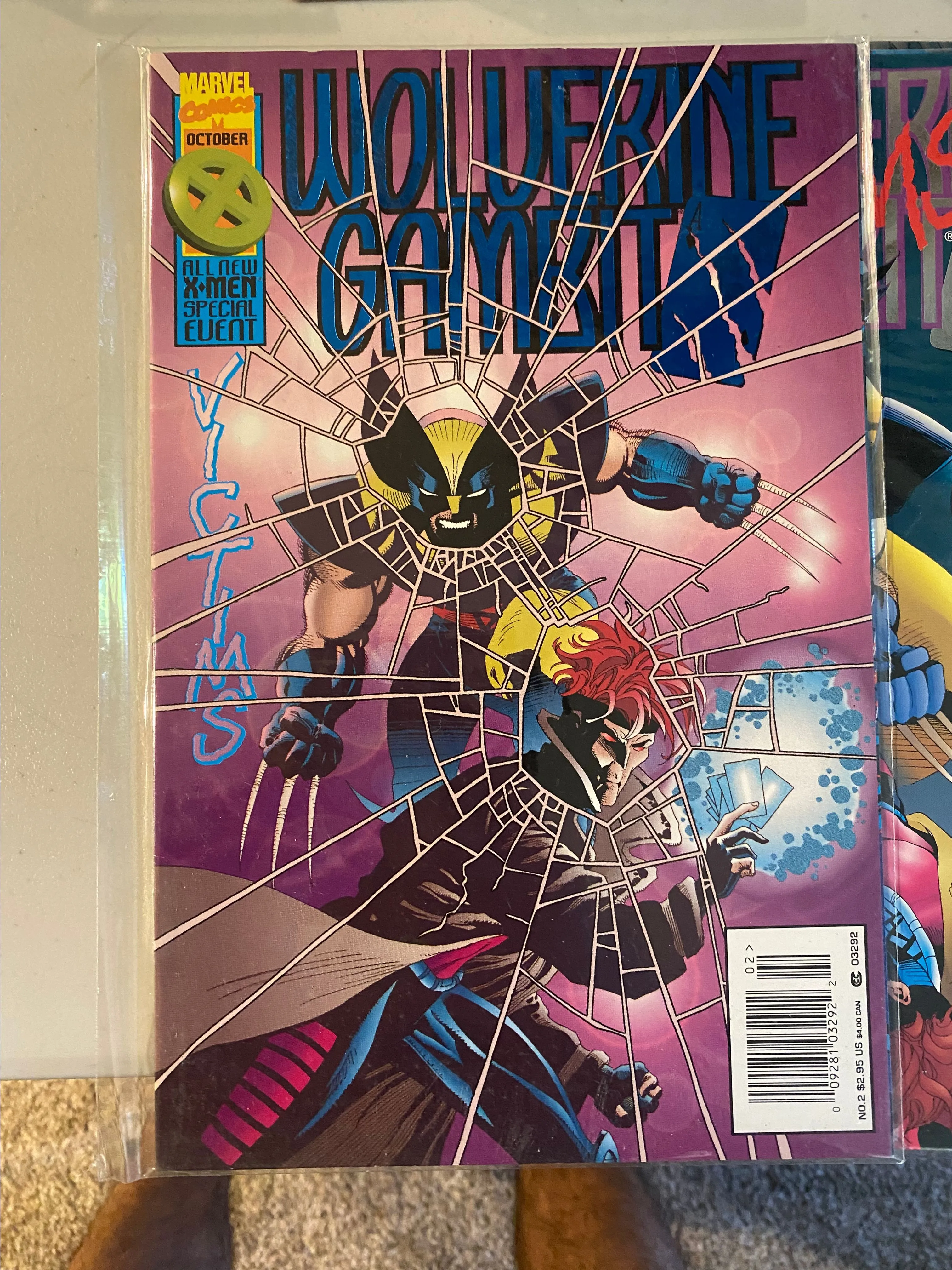 Product image for Wolverine/Gambit: Victims #2 1995 Marvel Comics Comic Book