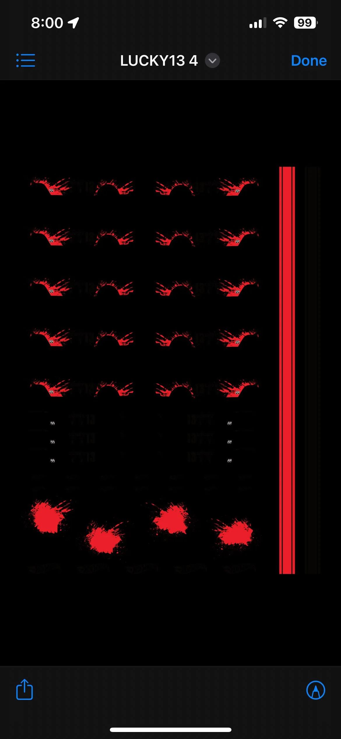 Product image for Clear back Waterslide decals #70