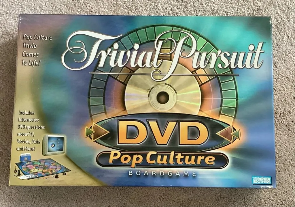 Product image for Trivial Pursuit DVD Pop Culture Board Game