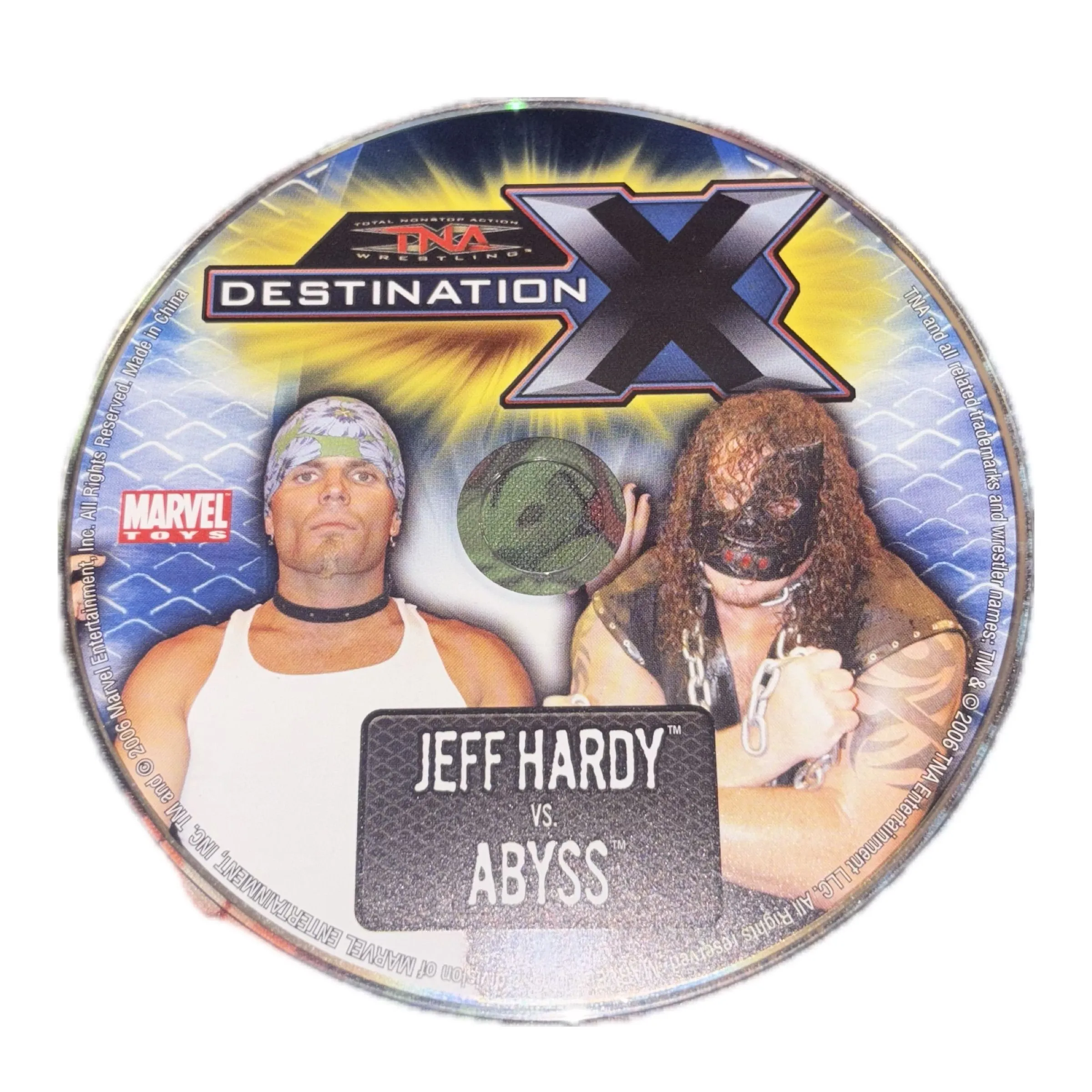 Product image for *READ* RARE | TNA Total Nonstop Action & Marvel Toys (2006) Jeff Hardy & Abyss *CD-Disc ONLY*