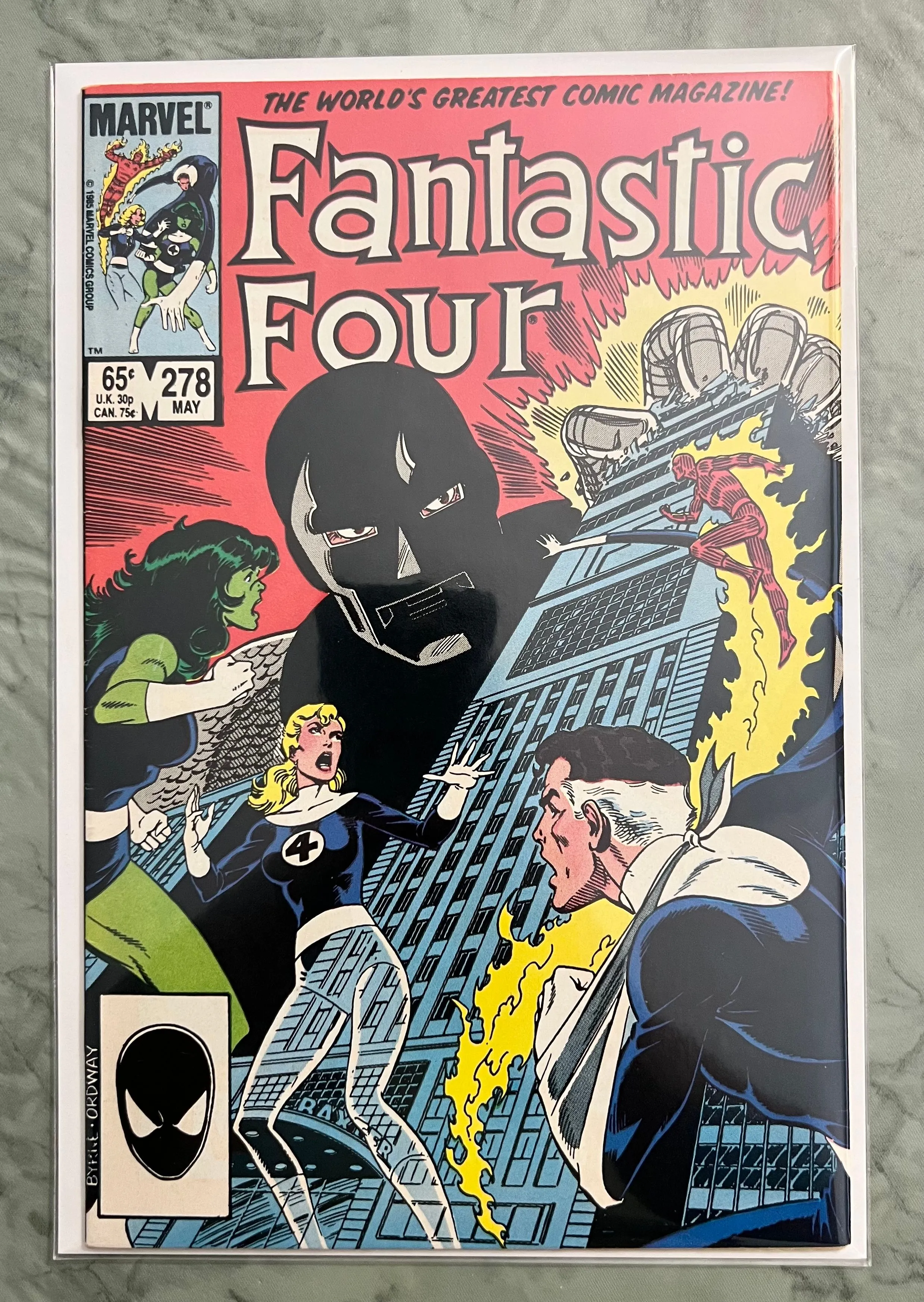 Product image for FANTASTIC FOUR 278 ORIGIN OF DOOM 1985