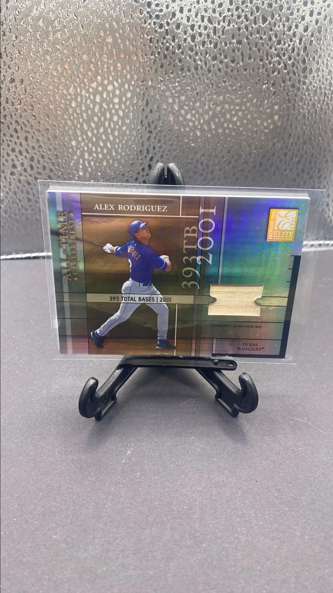 Product image for Alex Rodriguez 2003 Donruss Elite Game Used Bat #378/393     Rangers
