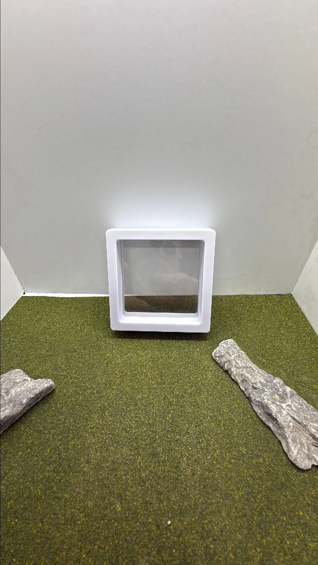 Product image for 2.2 Inch square Display Case! Very sturdy and stretchy Plastic! GOOD FOR COINS!