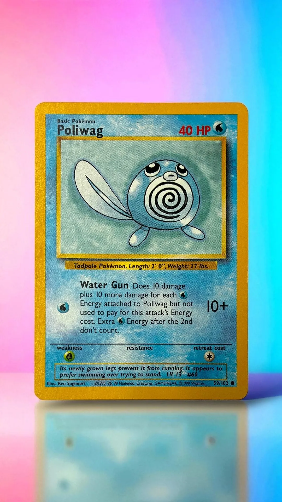 1999 Pokmon Base Set 59/102 Poliwag  Whatnot: Shop, Sell, Connect
