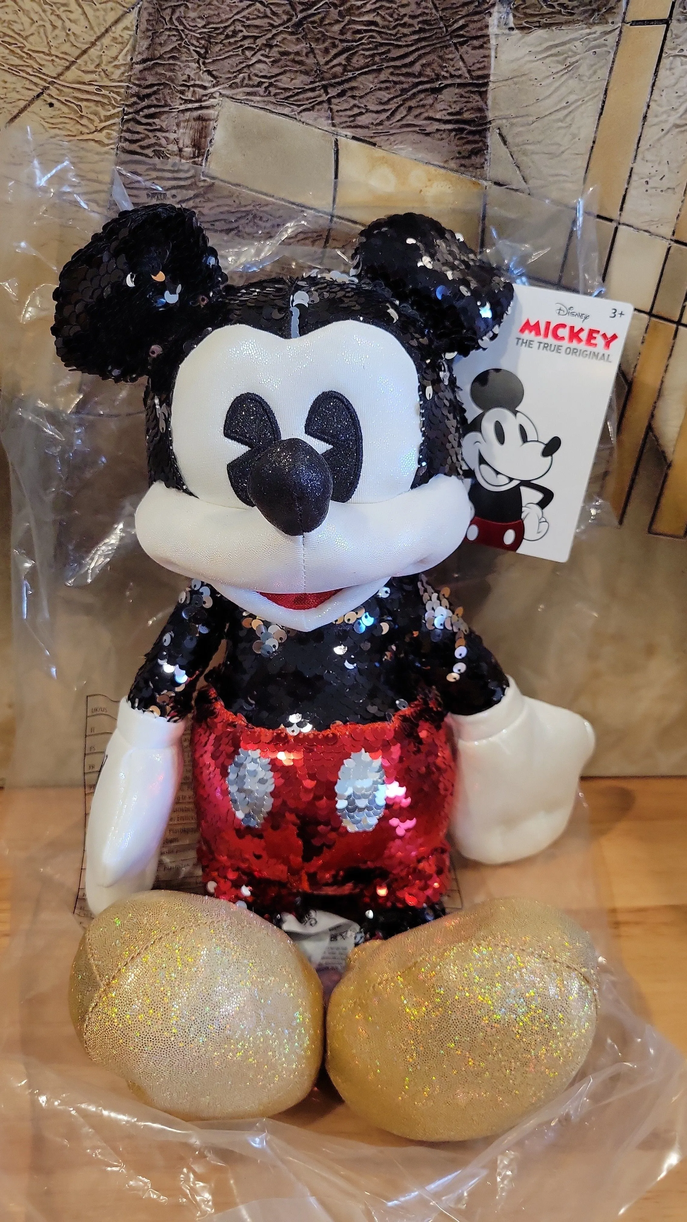 Product image for Disney Mickey Mouse Reversible Sequin Plush