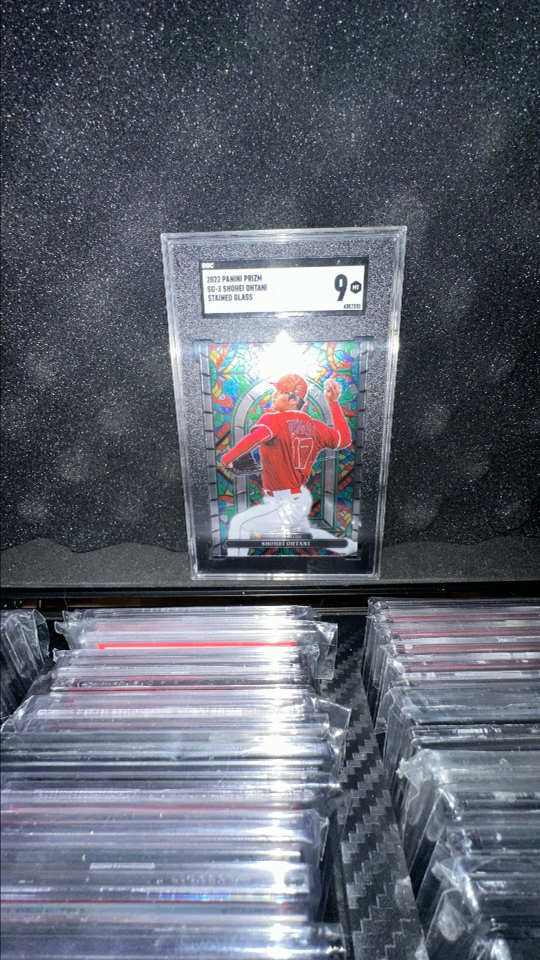 Product image for 2022 Panini Prizm Shohei Ohtani SGC Stained Glass 9
