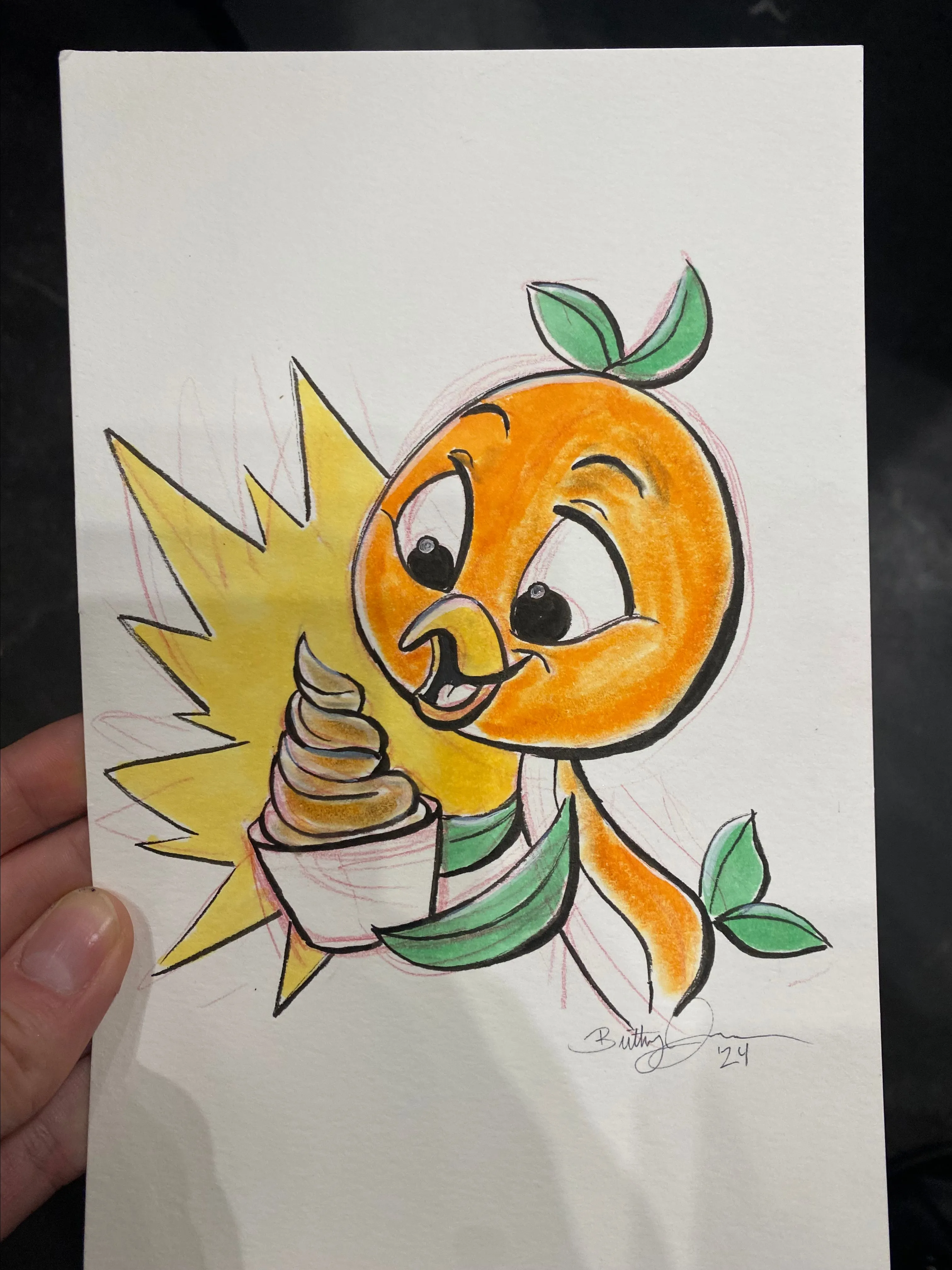 Product image for Orange Bird Sketch
