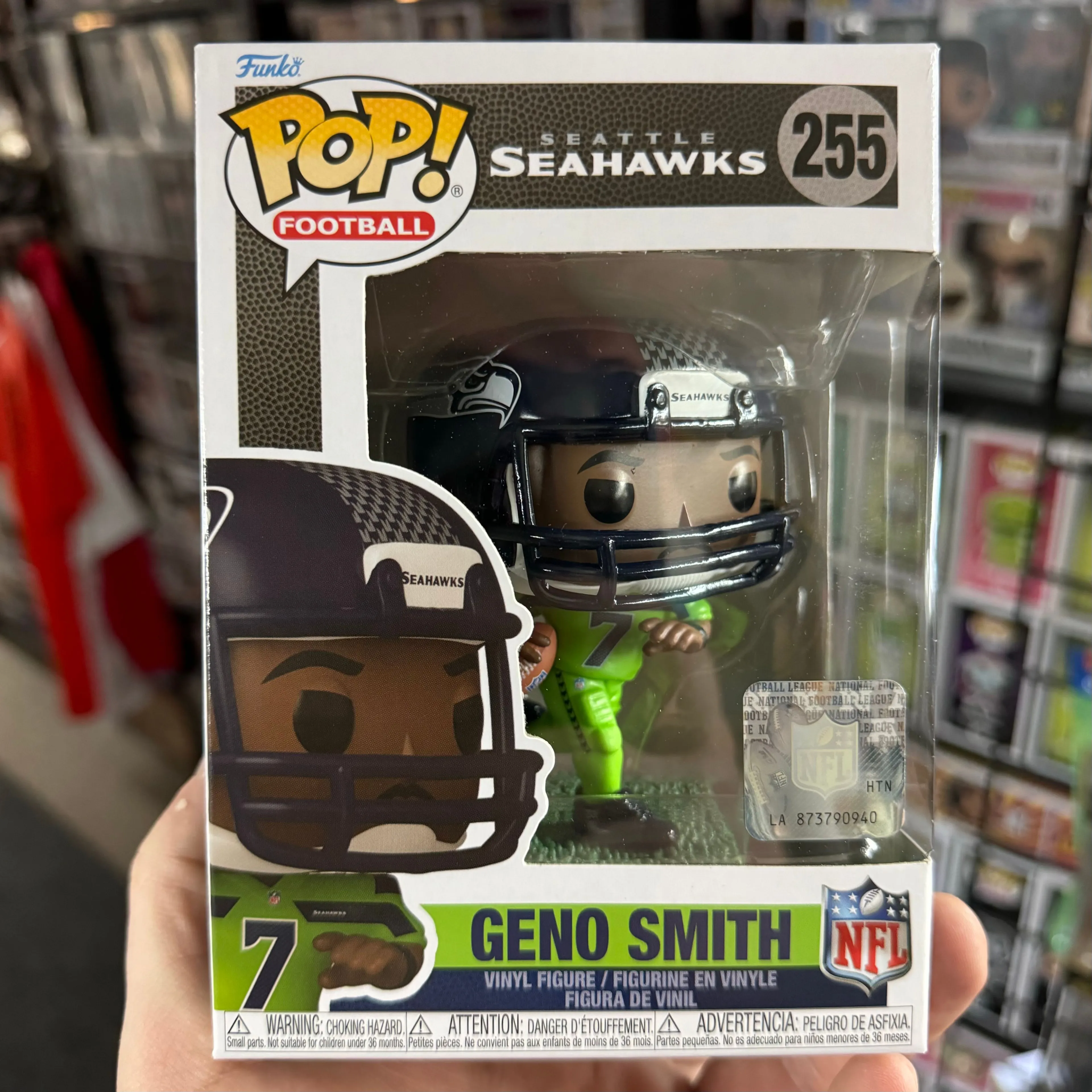 Product image for NFL Geno Smith (Seahawks) 2024 #255 Funko Pop