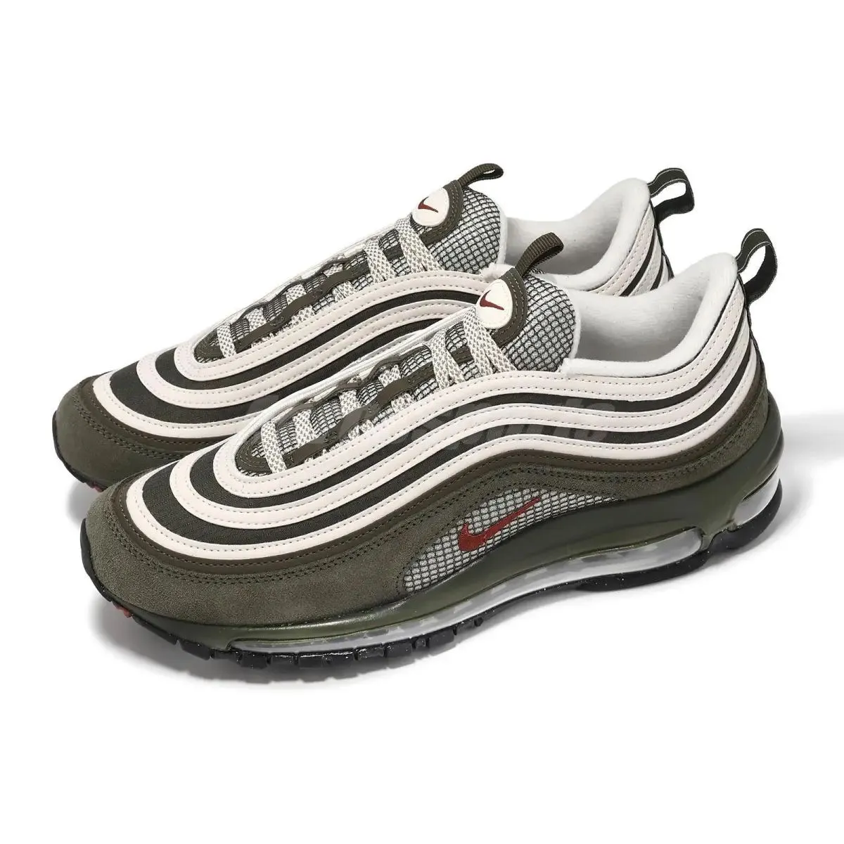 Product image for Mens 13 AIR MAX 97 SE CARGO KHAKI RUGGED ORANGE