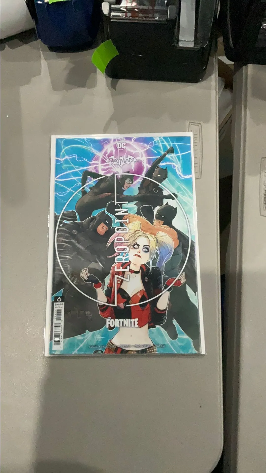 Product image for Batman / Fortnite: Zero Point #6 Mikel Janín Cover Harley Quinn Catwoman DC