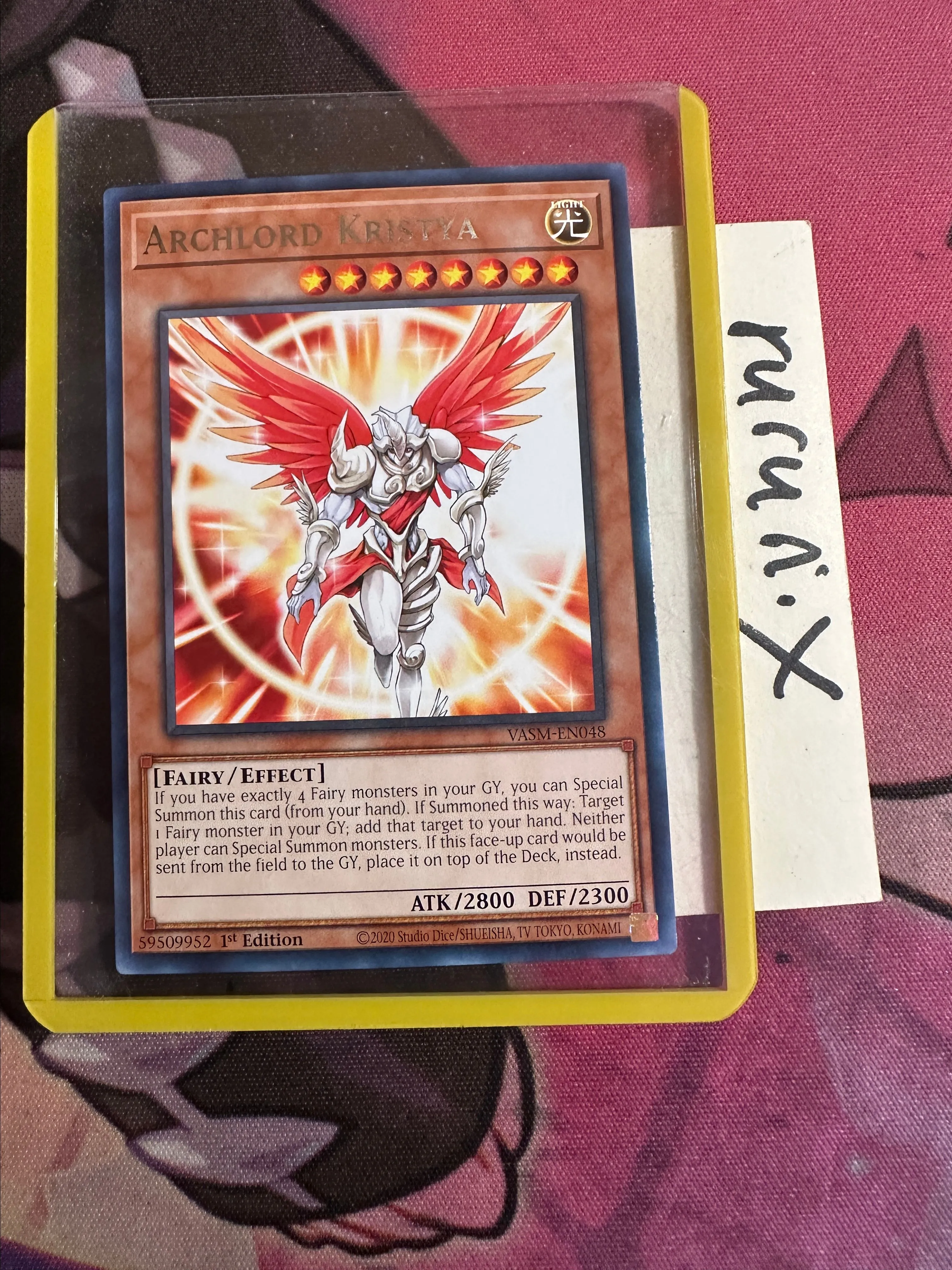Yugioh Archlord Kristya VASM-EN048 Rare Valiant Smashers (VASM)  Whatnot:  Shop, Sell, Connect