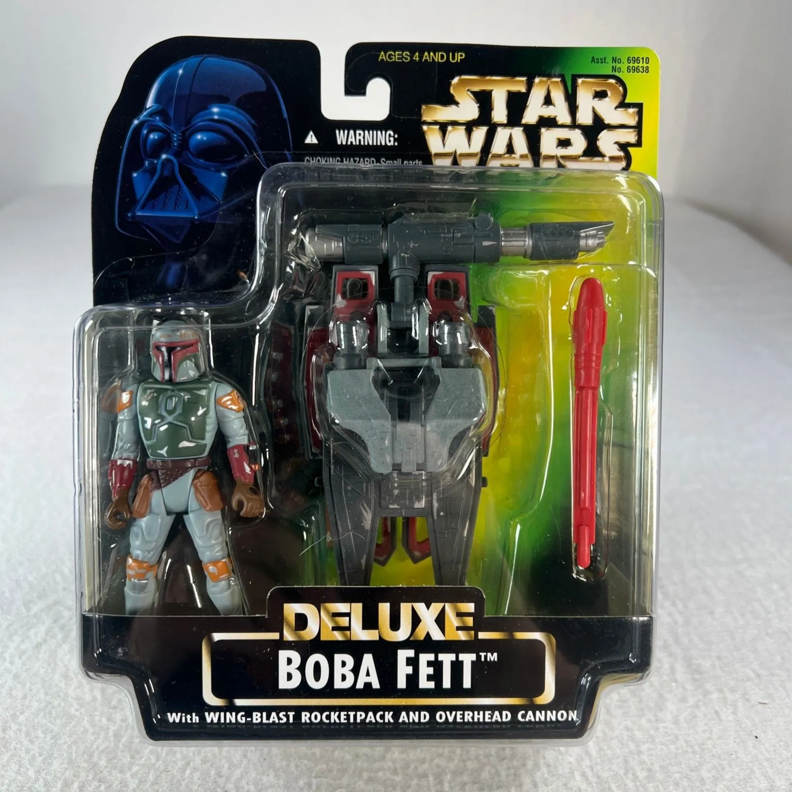 Product image for Kenner Star Wars Power of the Force Deluxe Boba Fett With Wing-Blast Rocketpack