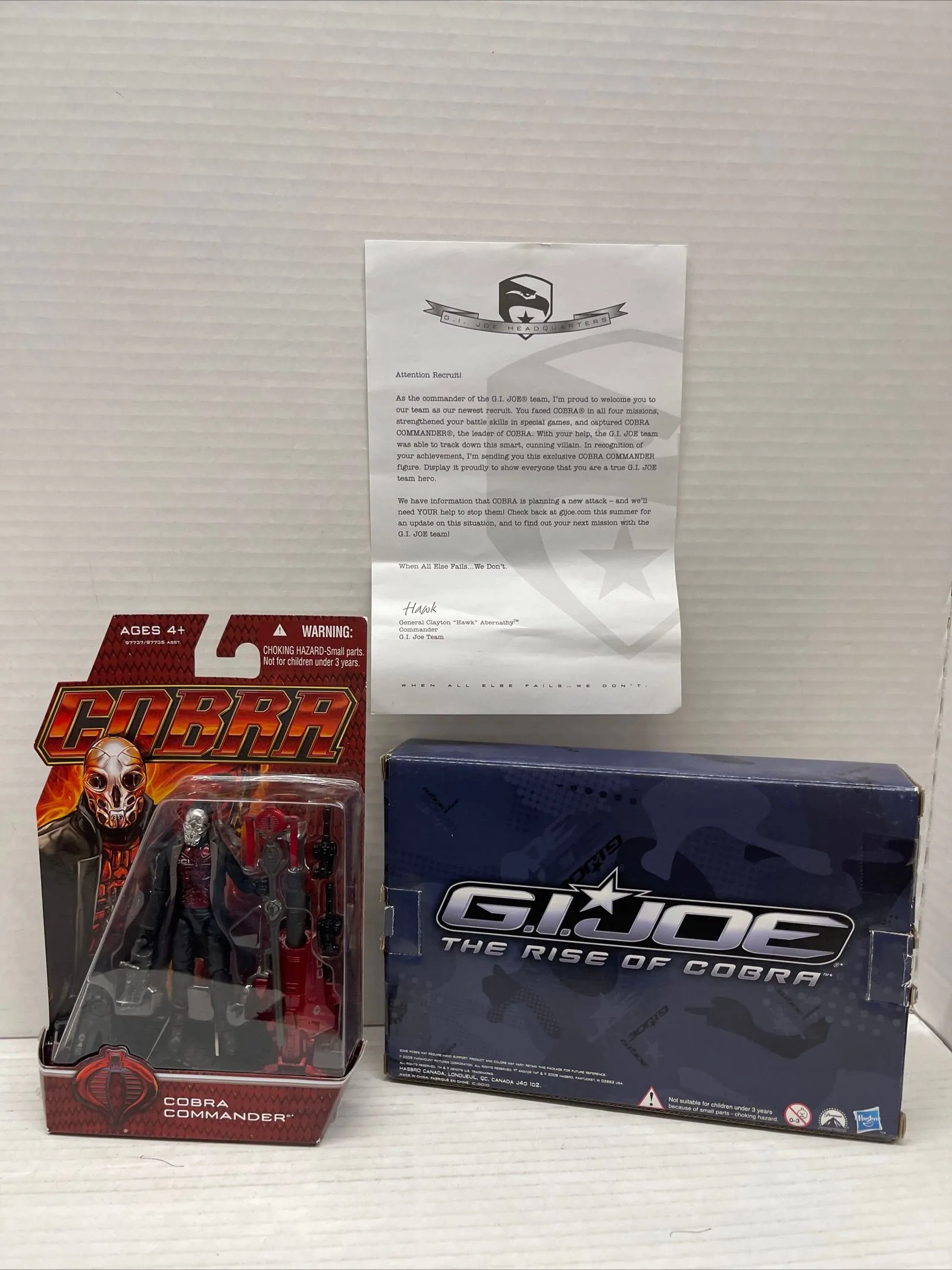 Product image for GI Joe Rise of Cobra Mail Away Cobra Commander