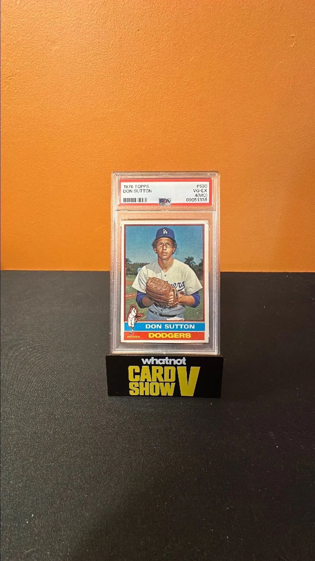 Product image for 1976 Topps Don Sutton #530 PSA 4 