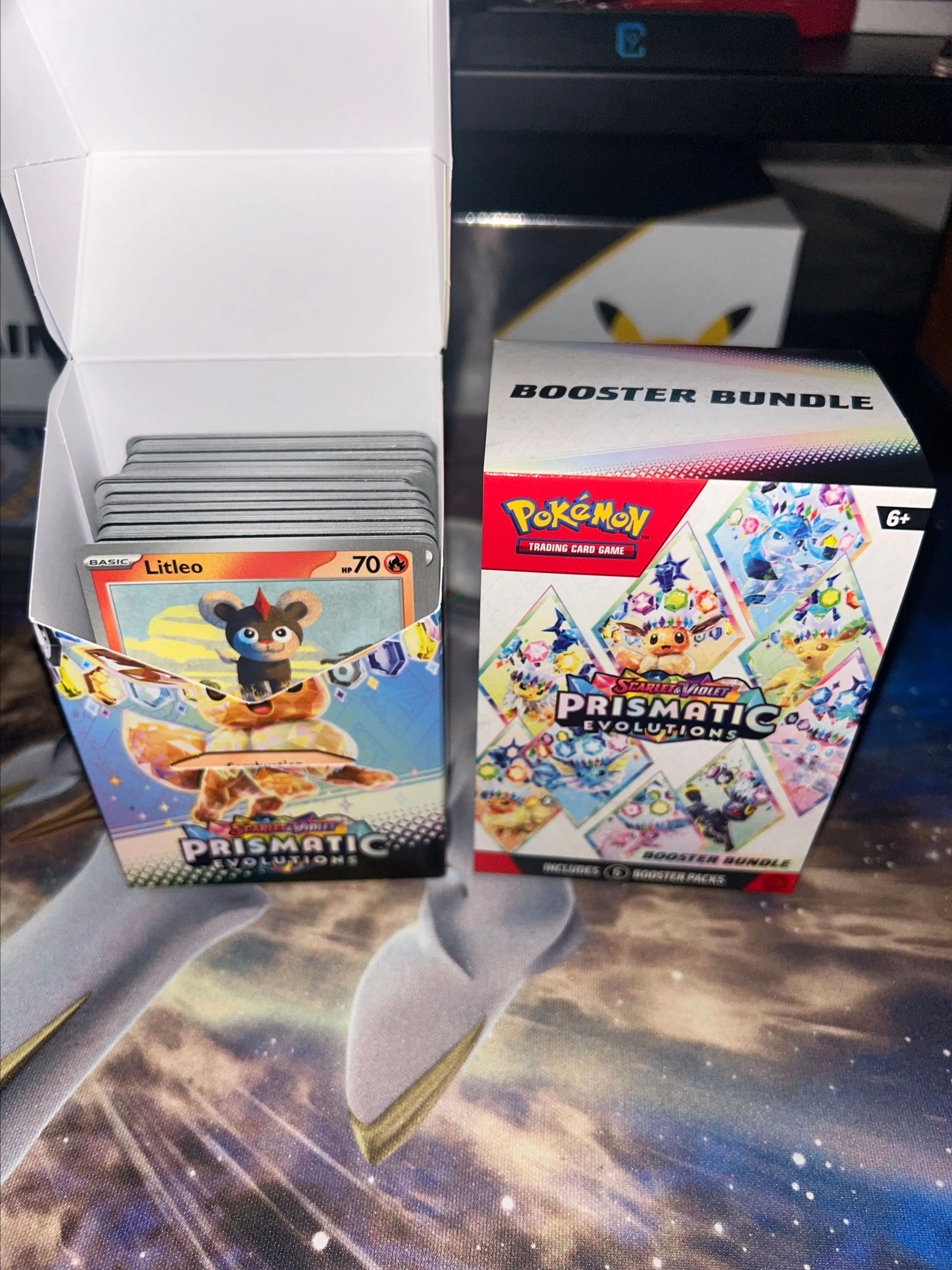 prismatic evolution booster boxes Pokemon Prismatic Evolution Booster Bundle Sealed Case – DDH Cards
