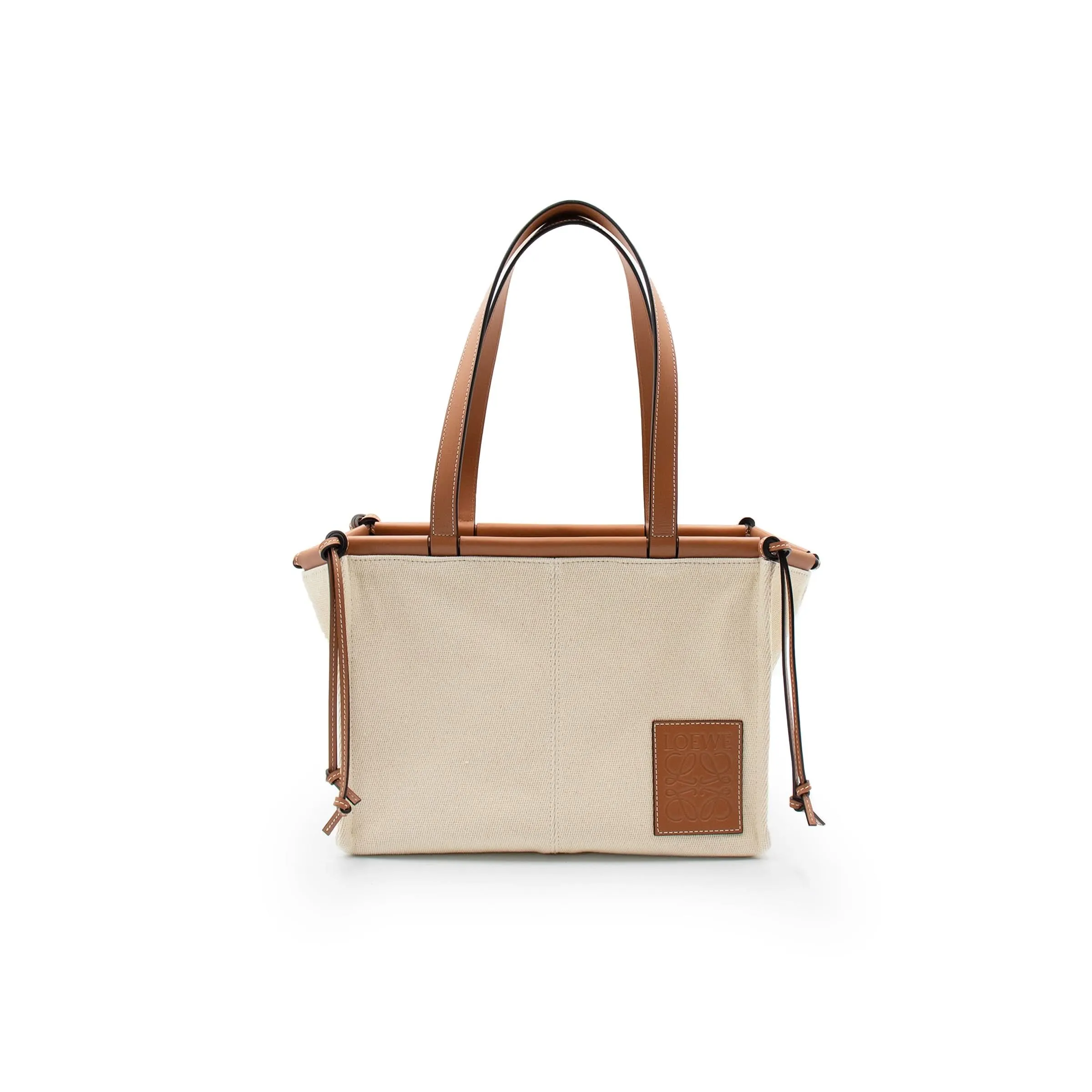 LOEWE Small Cushion Tote Bag In Canvas In Light Oat · Whatnot