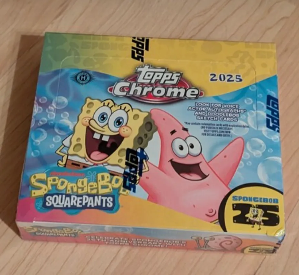 topps spongebob booster box 2025 Topps Chrome Spongebob Hobby Box – Trading Card Market