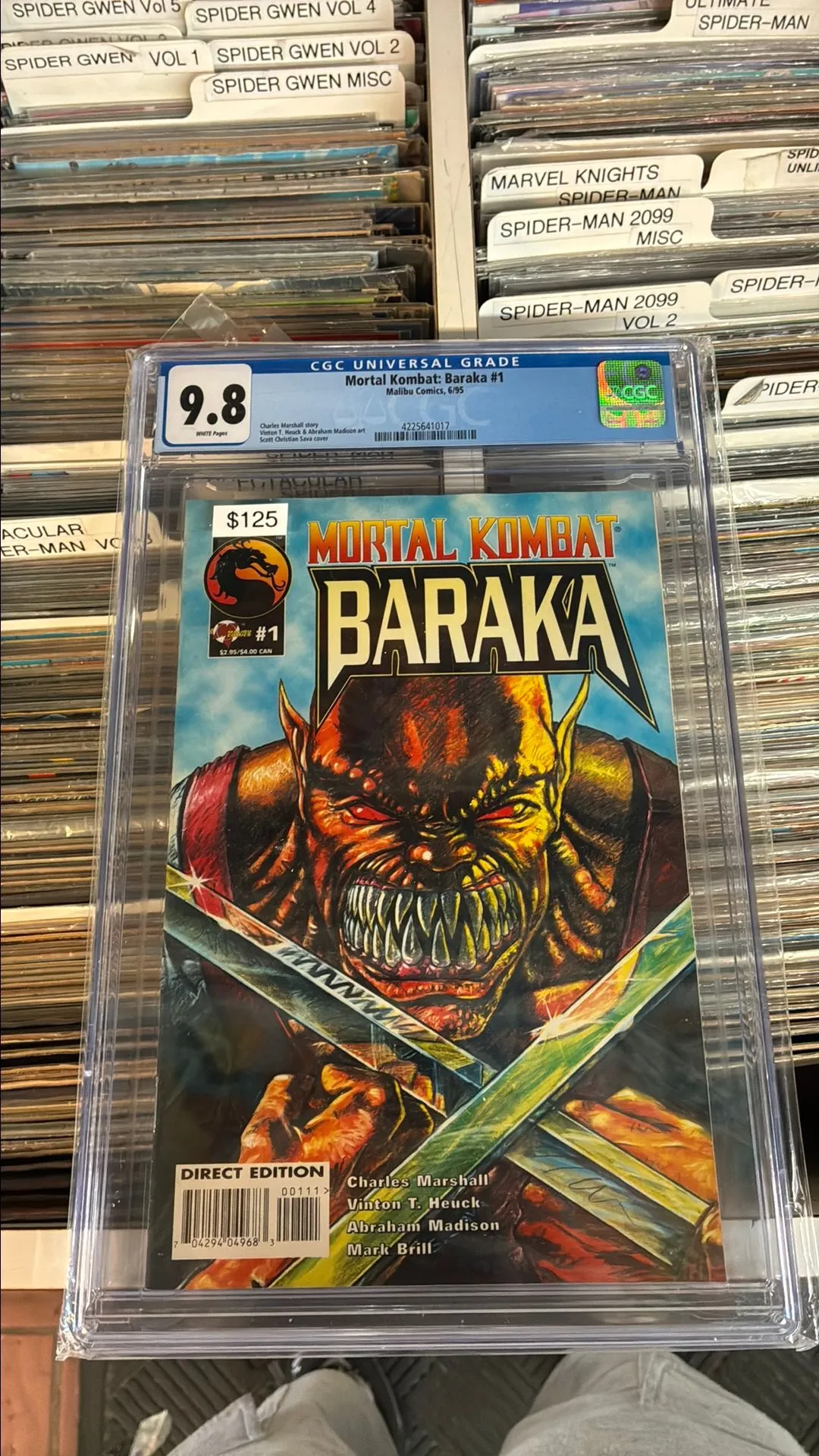Product image for 9.8 Mortal Kombat Baraka #1 1995