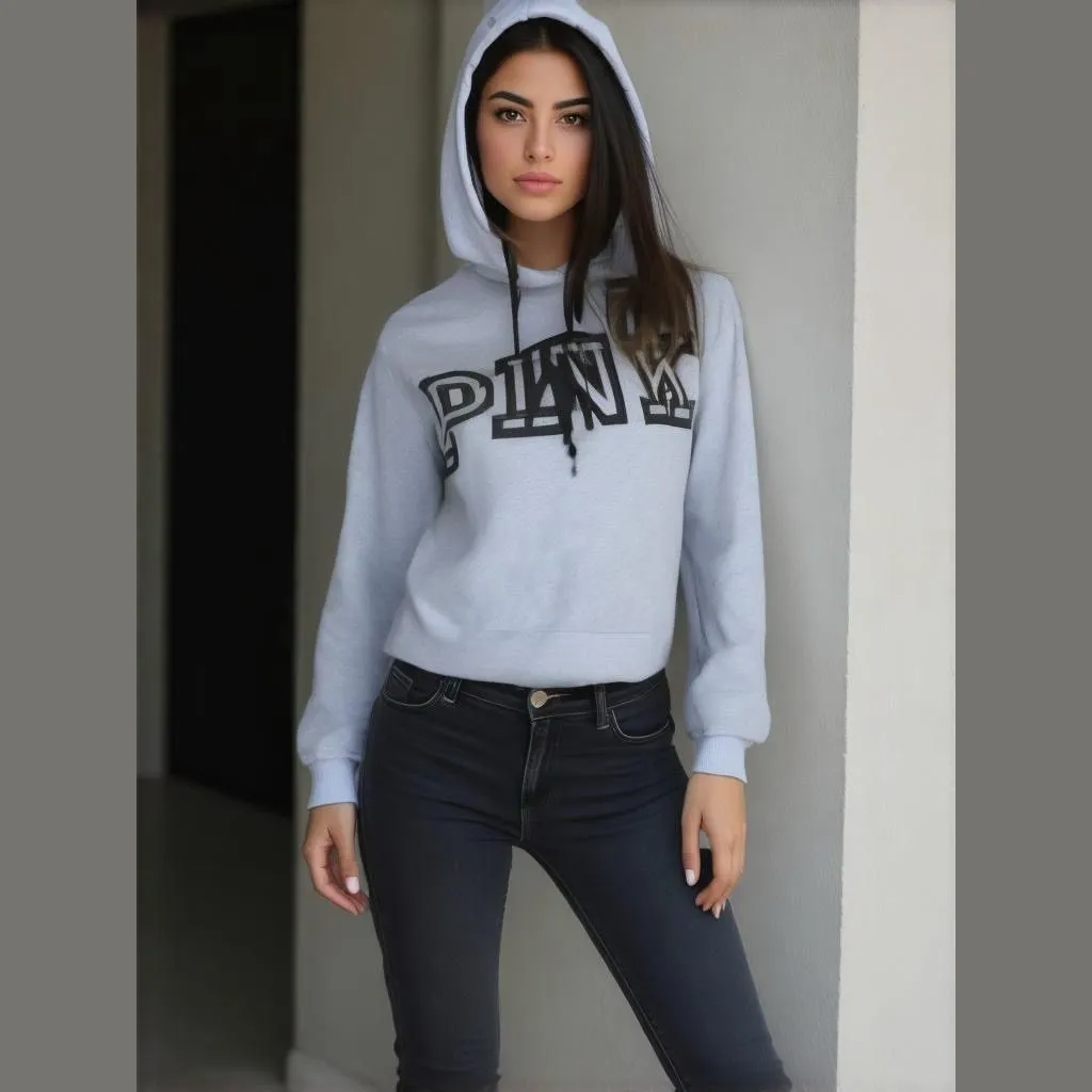 Product image for Women's PINK Victoria's Secret Hoodie Size S Gray